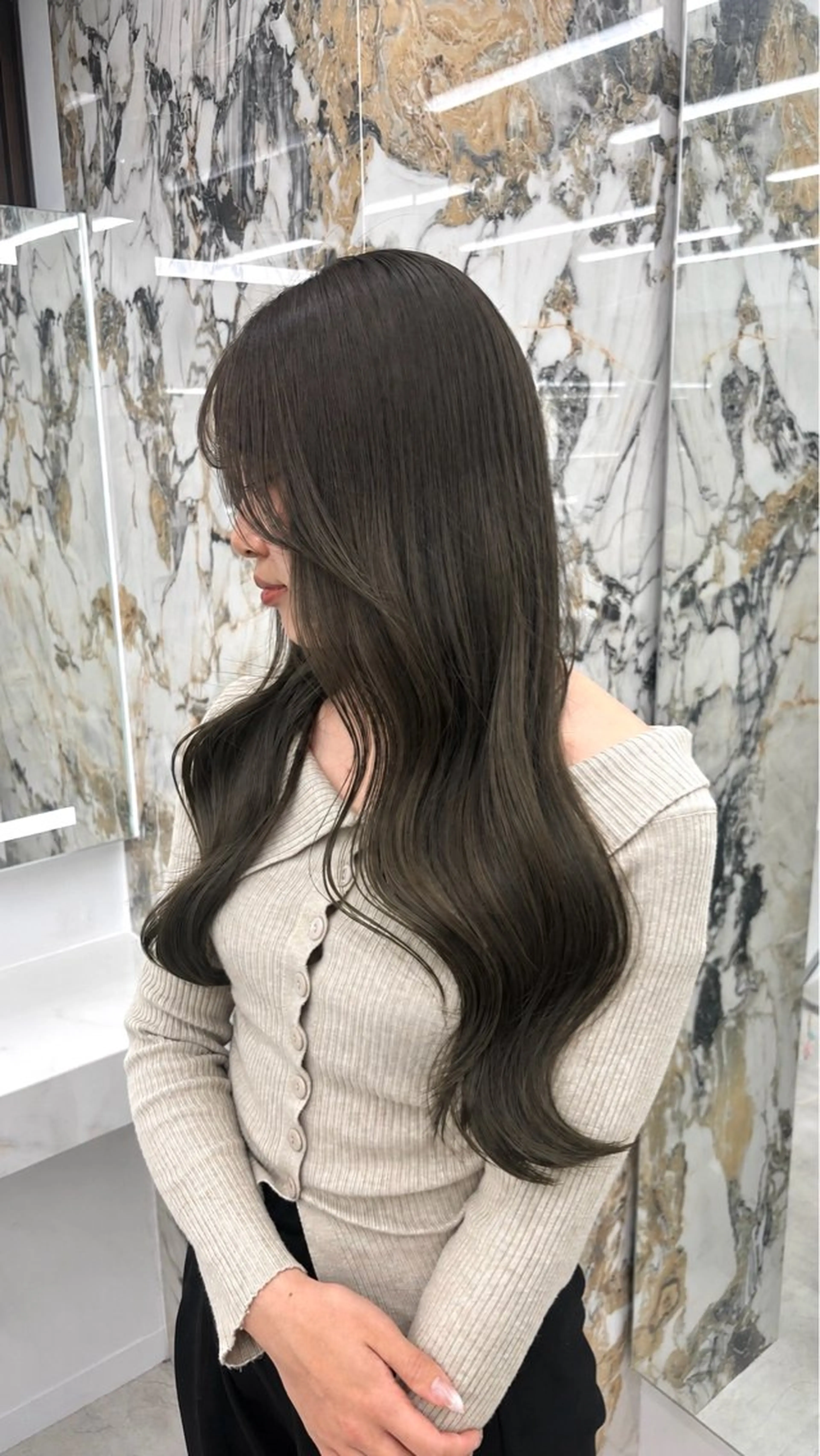 カラー ブラウンカラー ヘアカラー 🩶カネコ ユラ🩶のヘアスタイル