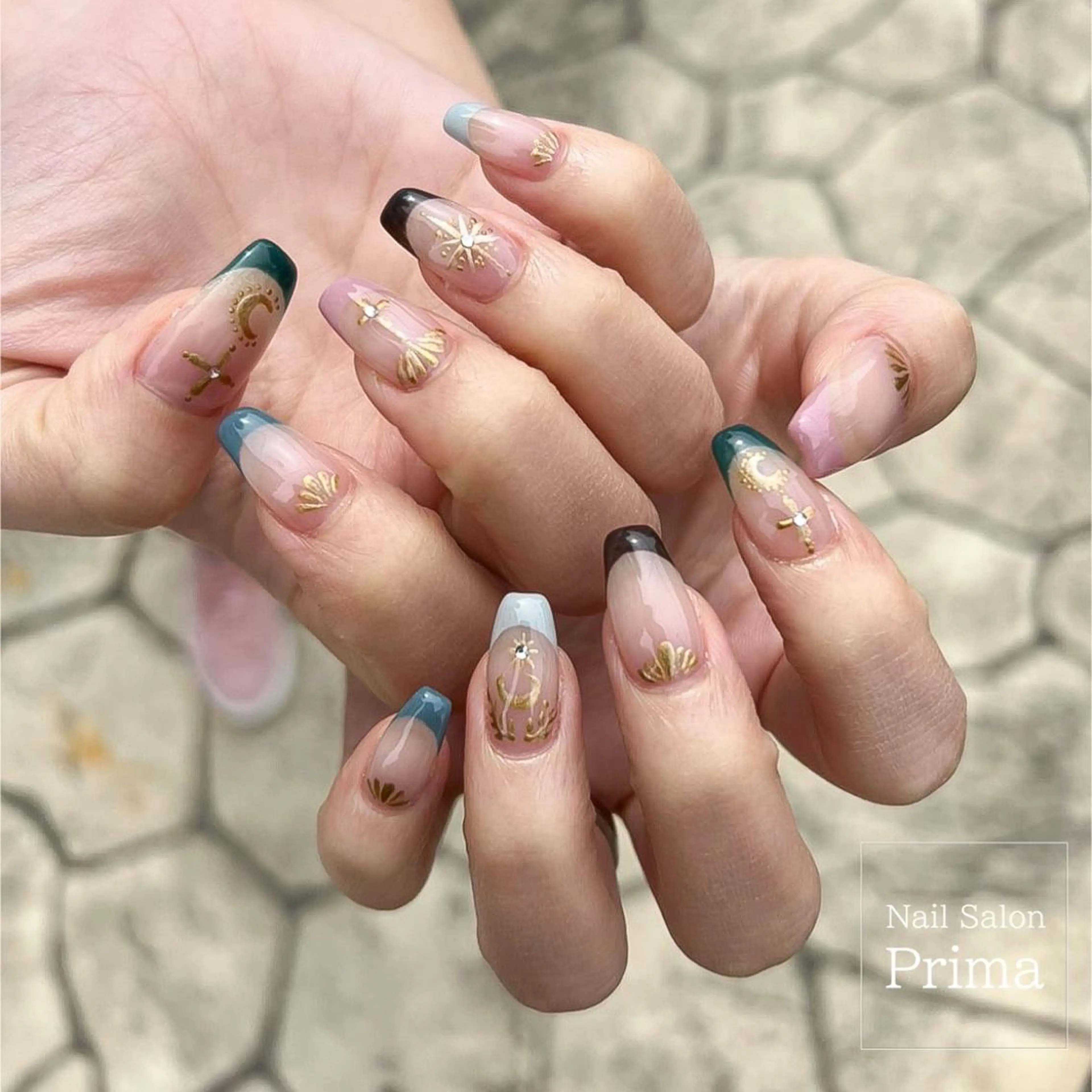 セミロング ネイル SalonPrima Nail & Eyeのネイルデザイン