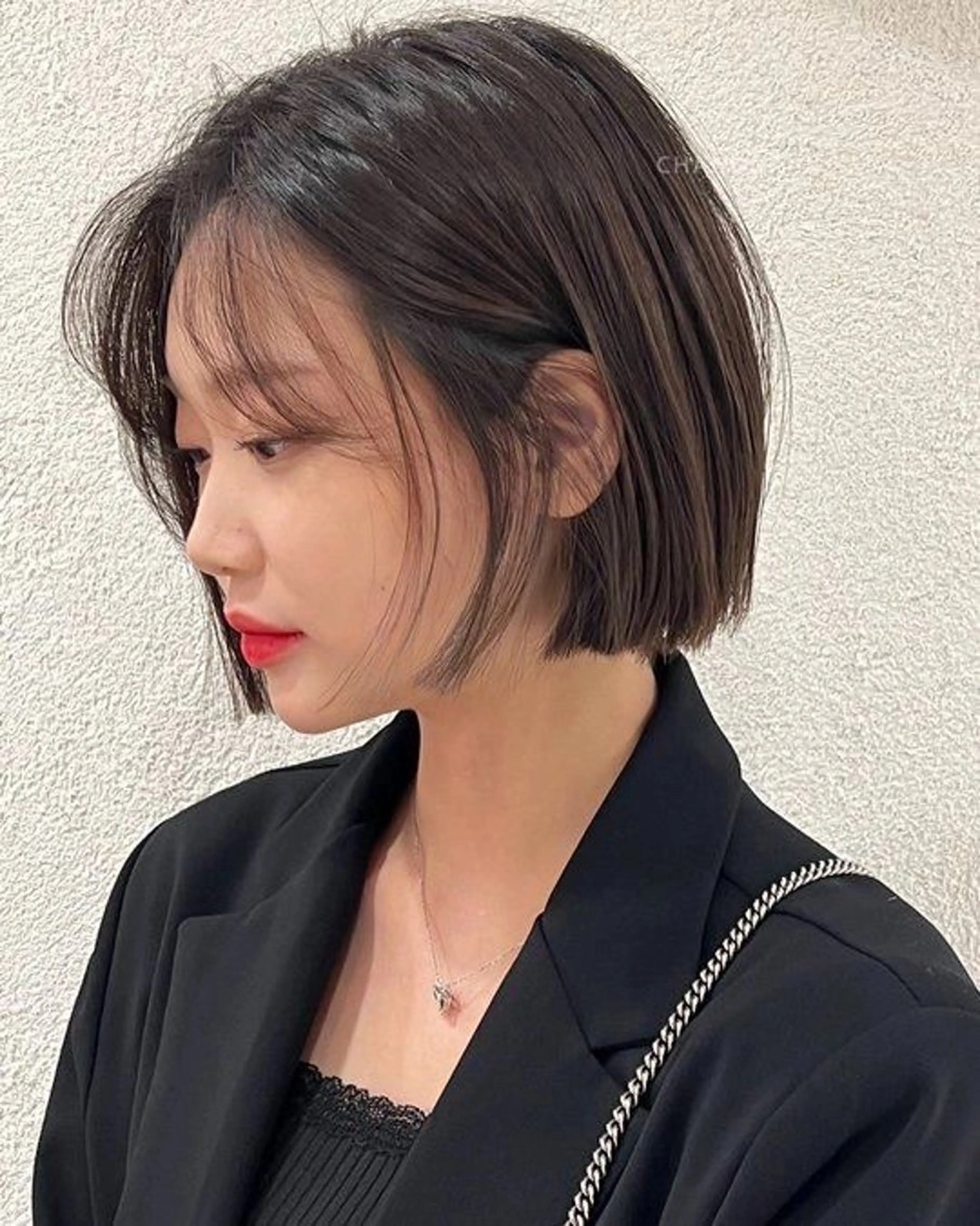 ミディアム ボブ ブリーチなし/透明感 /ショート/大世のヘアスタイル