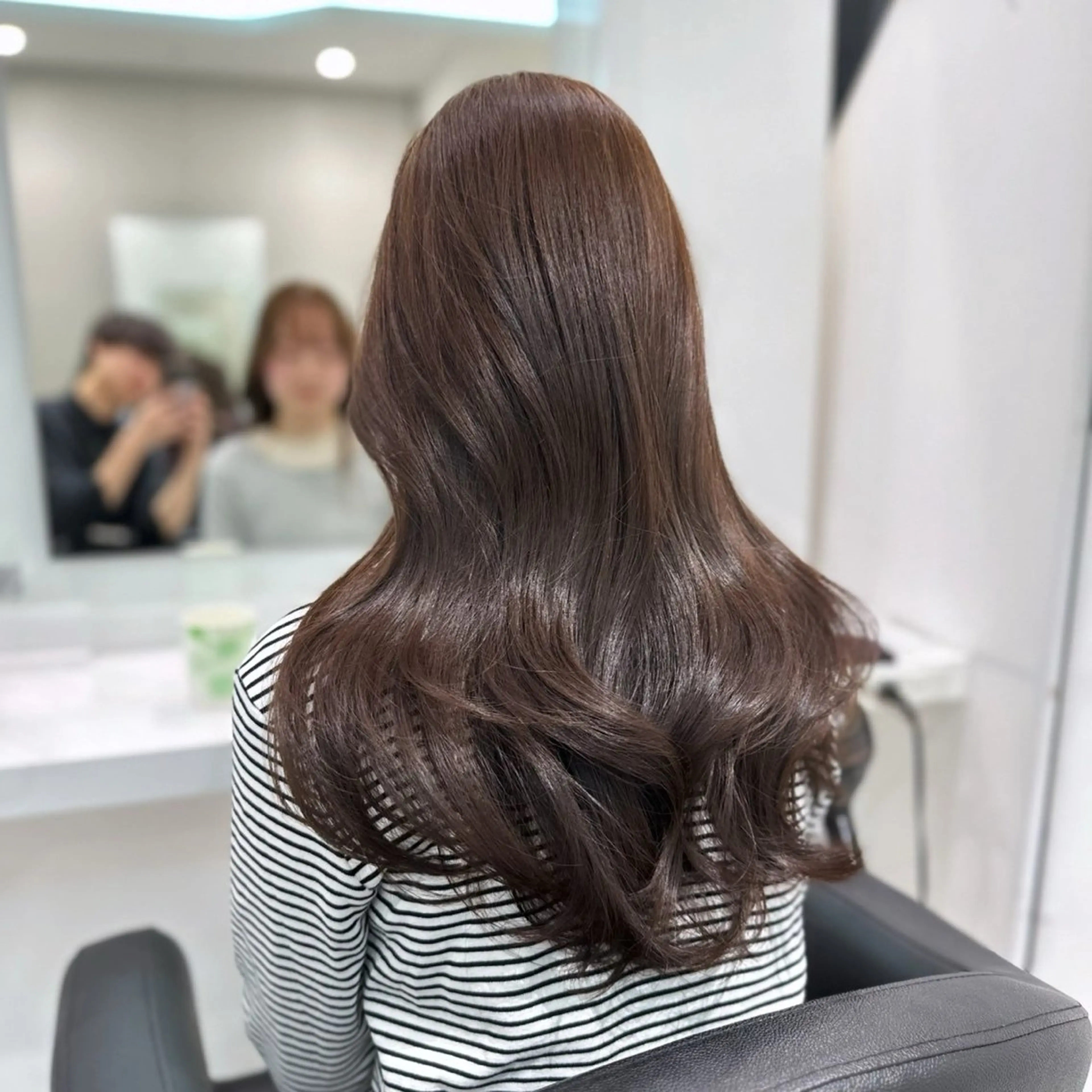 カラー 🤍ブリーチなし ブラウンhimi🤍のヘアスタイル
