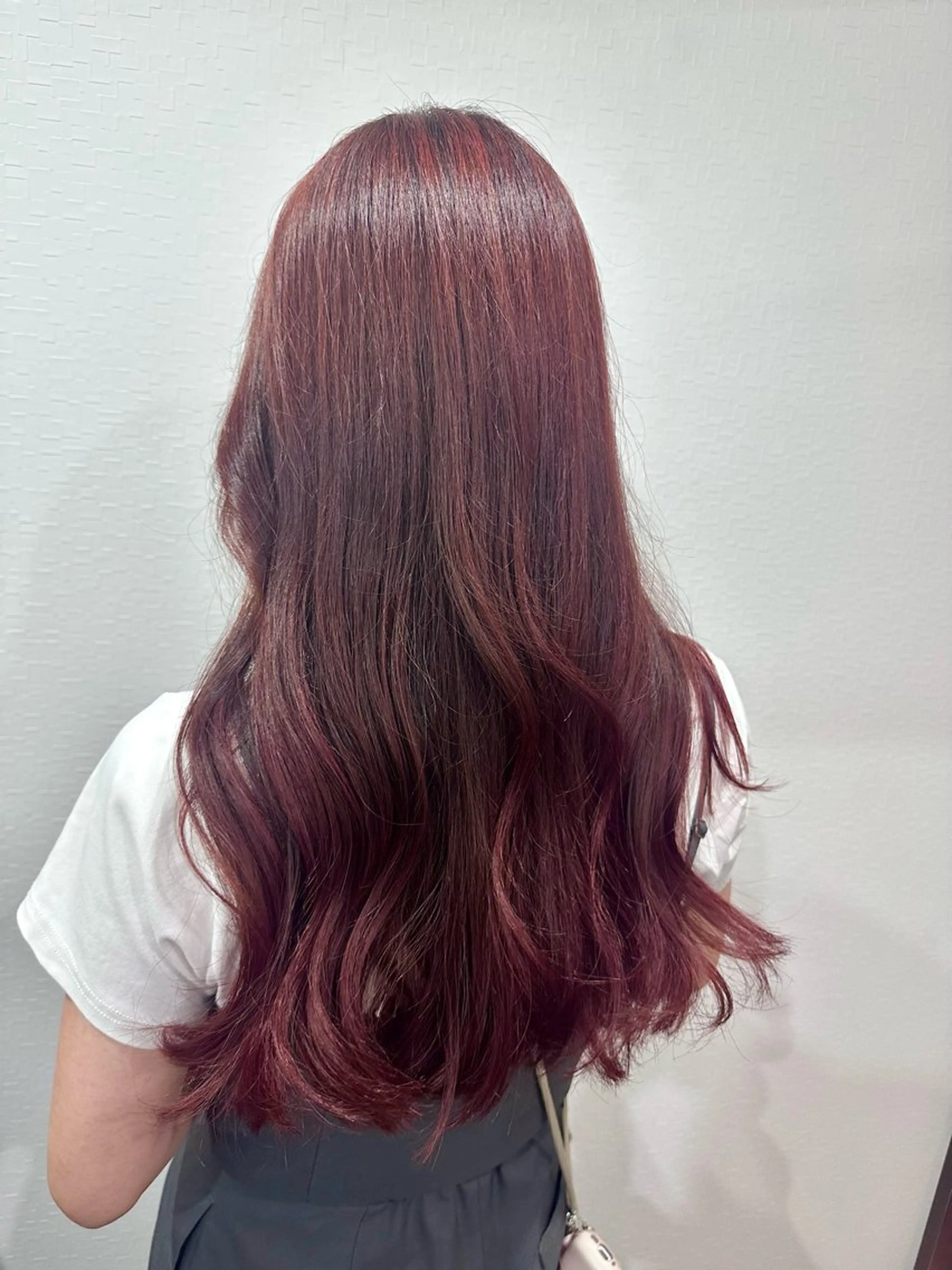 ロング カット ヘアカラー トリートメント 似合わせレイヤー 🤍みはな𝜗𝜚のヘアスタイル