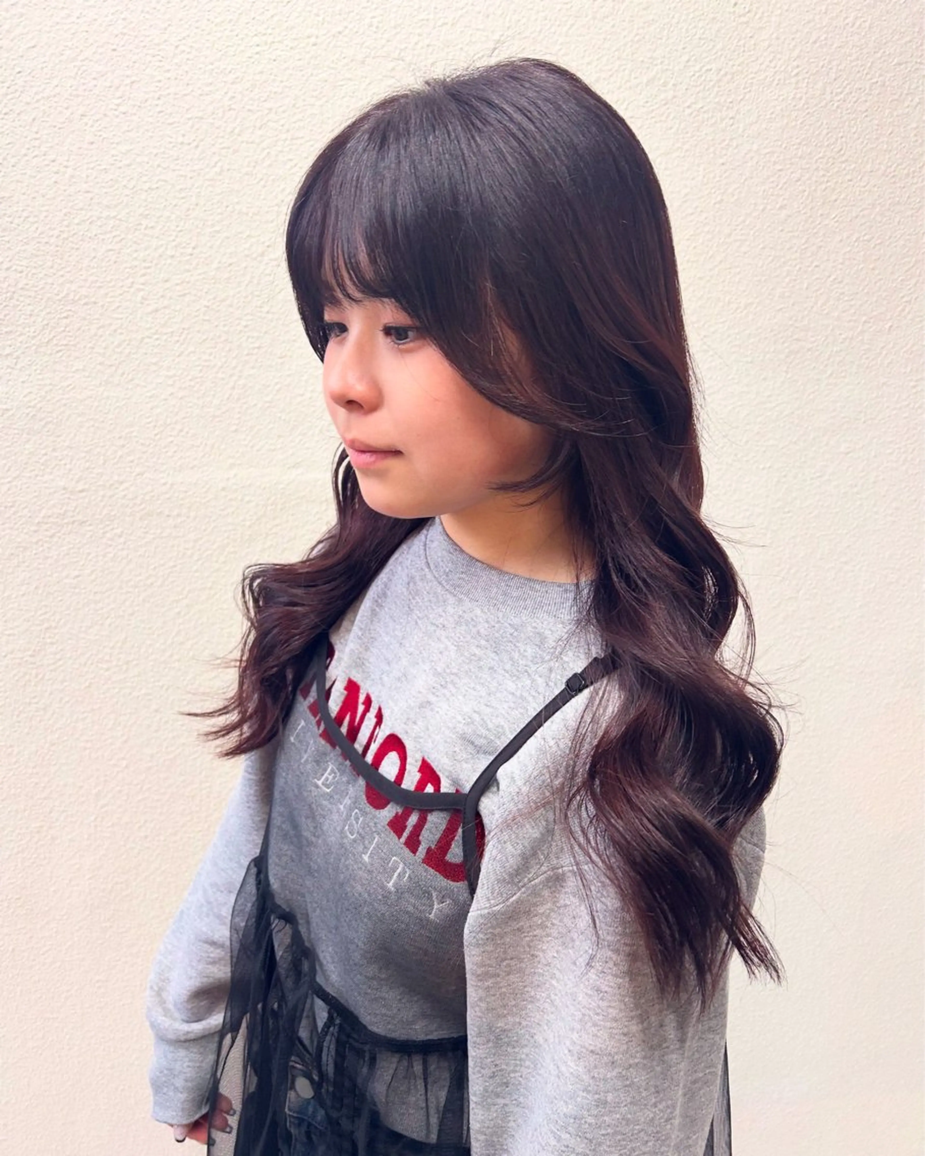 ロング カラー カット ヘアカラー トリートメント 後藤紗英/髪質改善 /オリーブベージュのヘアスタイル