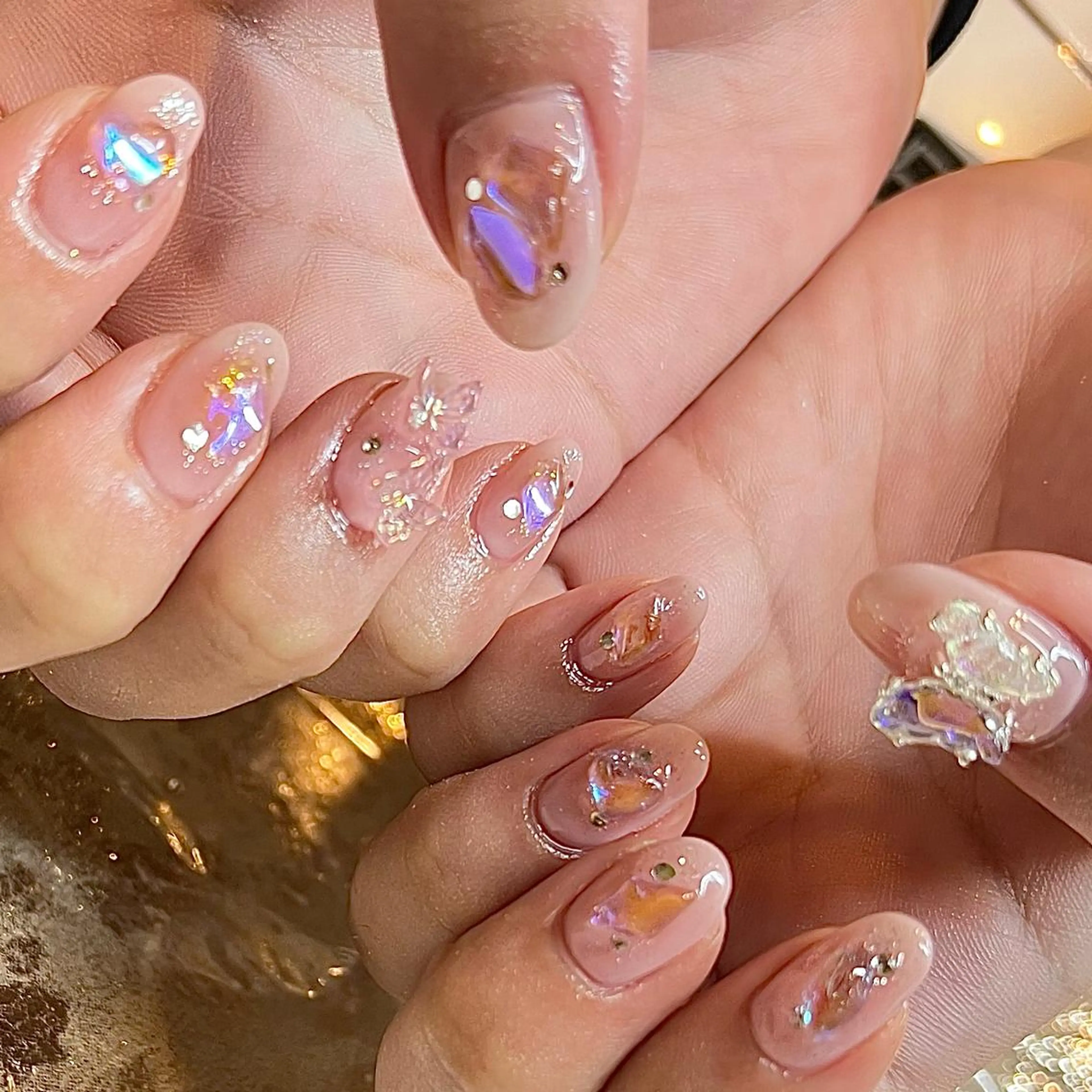 ミディアム ハンドネイル H🌺 NAILのネイルデザイン