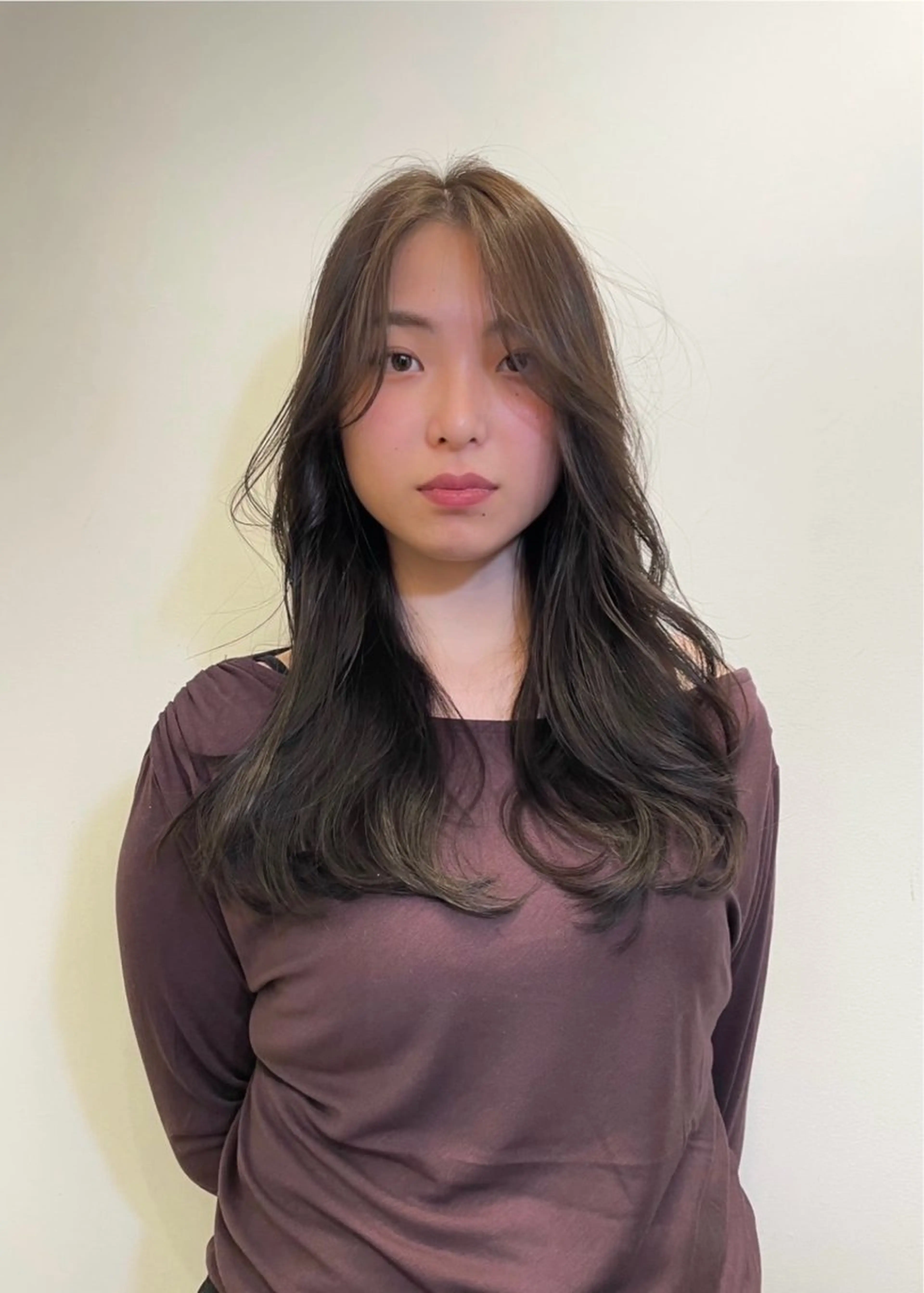 ロング 🎨透明感カラー/ ハイライト/近藤怜那のヘアスタイル