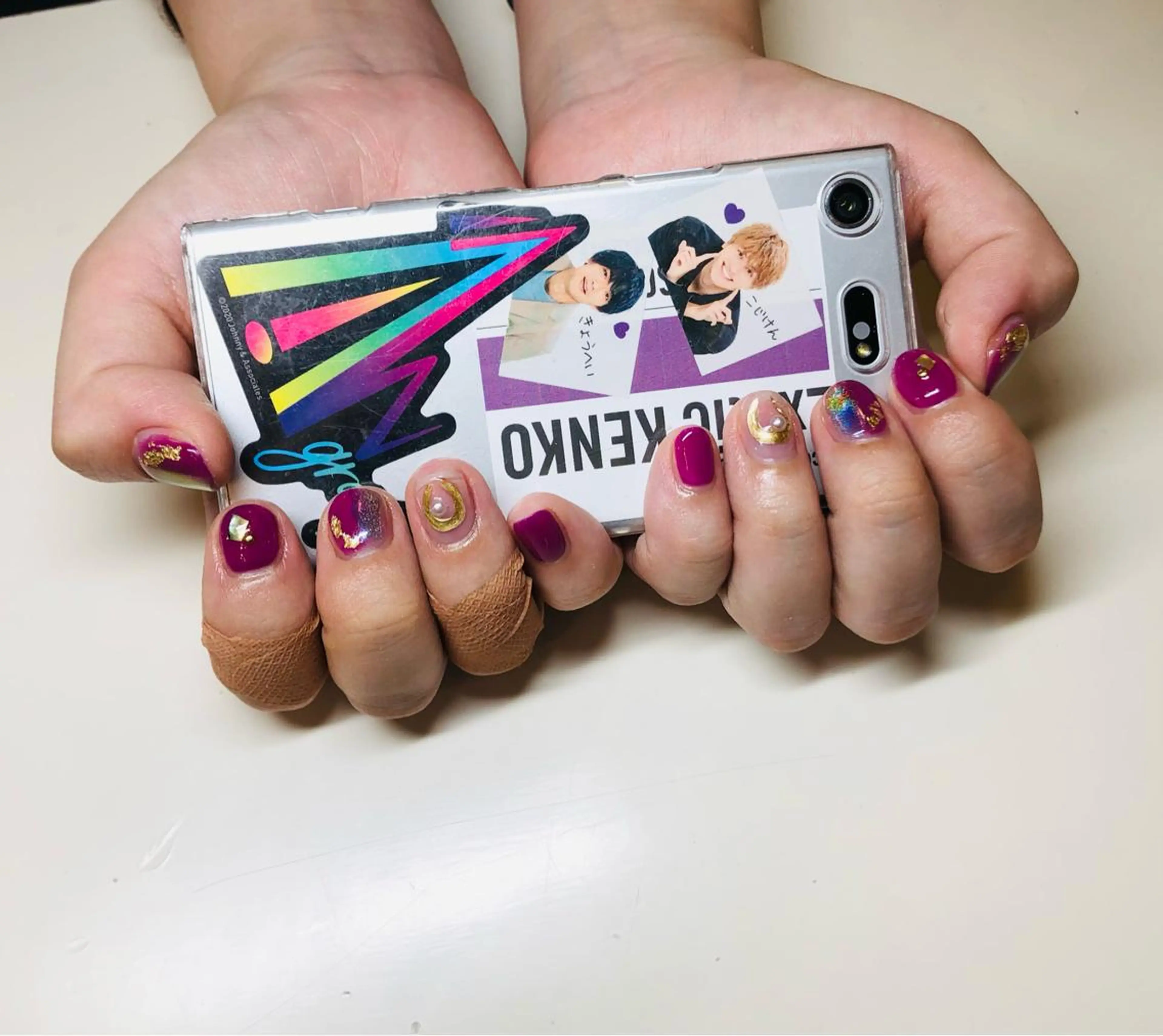 ネイル 持ち込み いちじゅう あおいのネイルデザイン