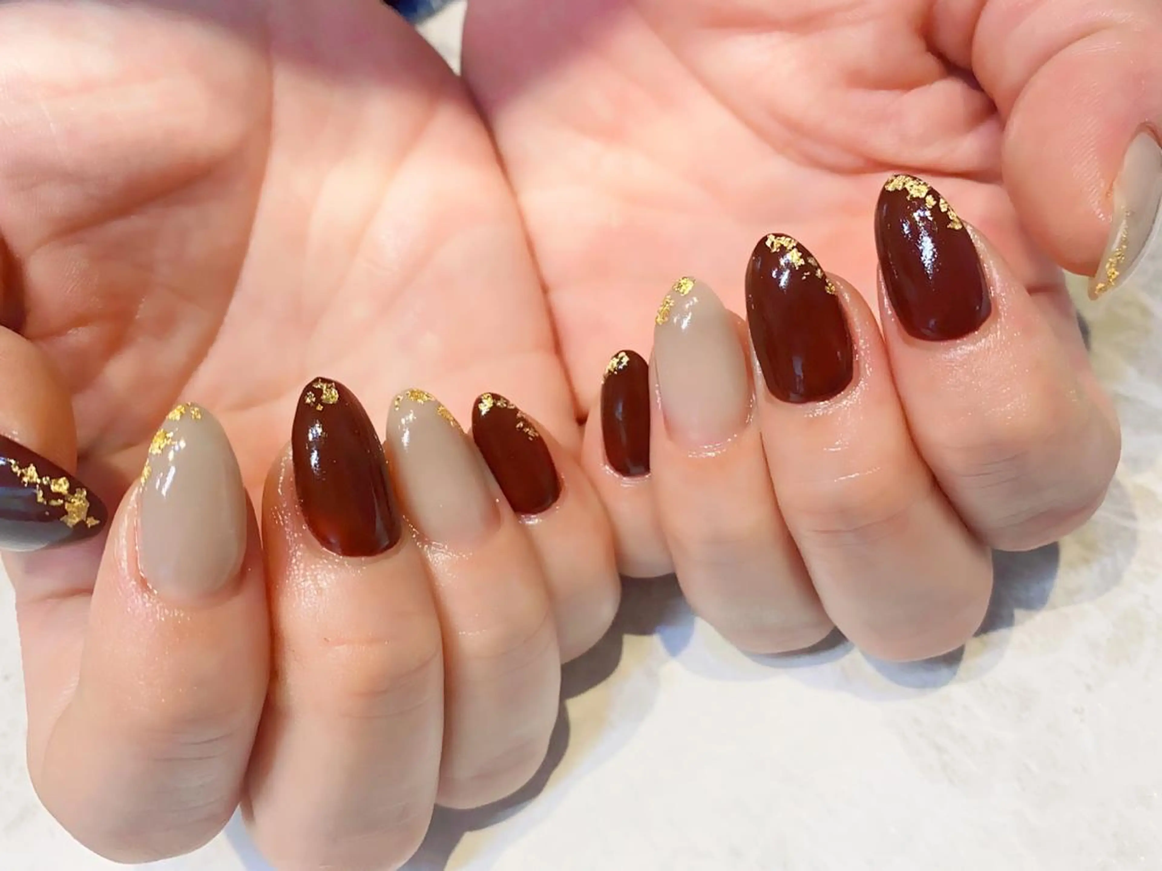 ミディアム ハンドネイル NAILSALON 🍔Timna🍟のネイルデザイン