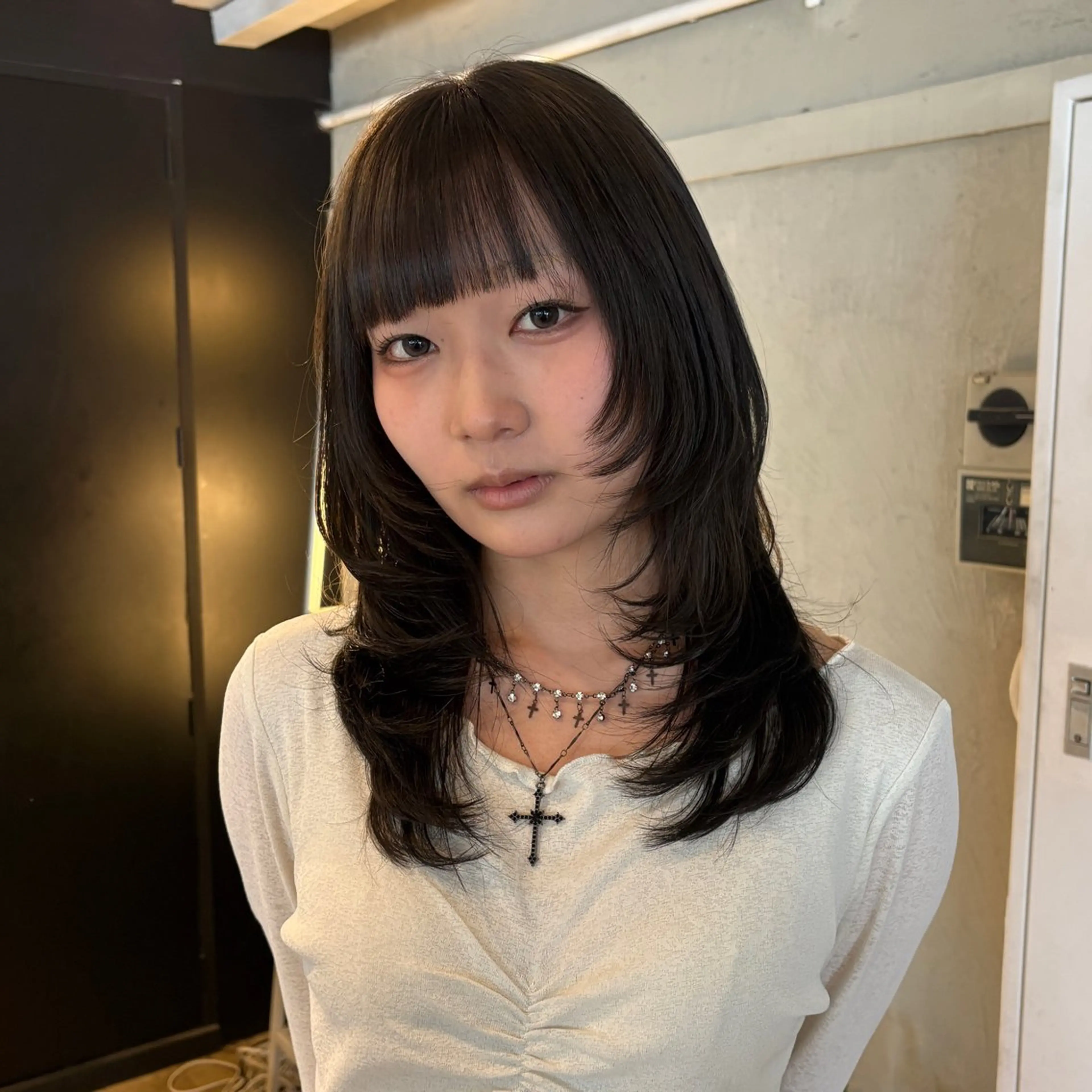 ミディアム カラー ヘアアレンジ 透明感カラー グレージュ オリーブグレージュ オリーブグレー ヘアカラー トリートメント ヘアセット 🫧ハイトーン×艶 カラー🫧 Rionのヘアスタイル