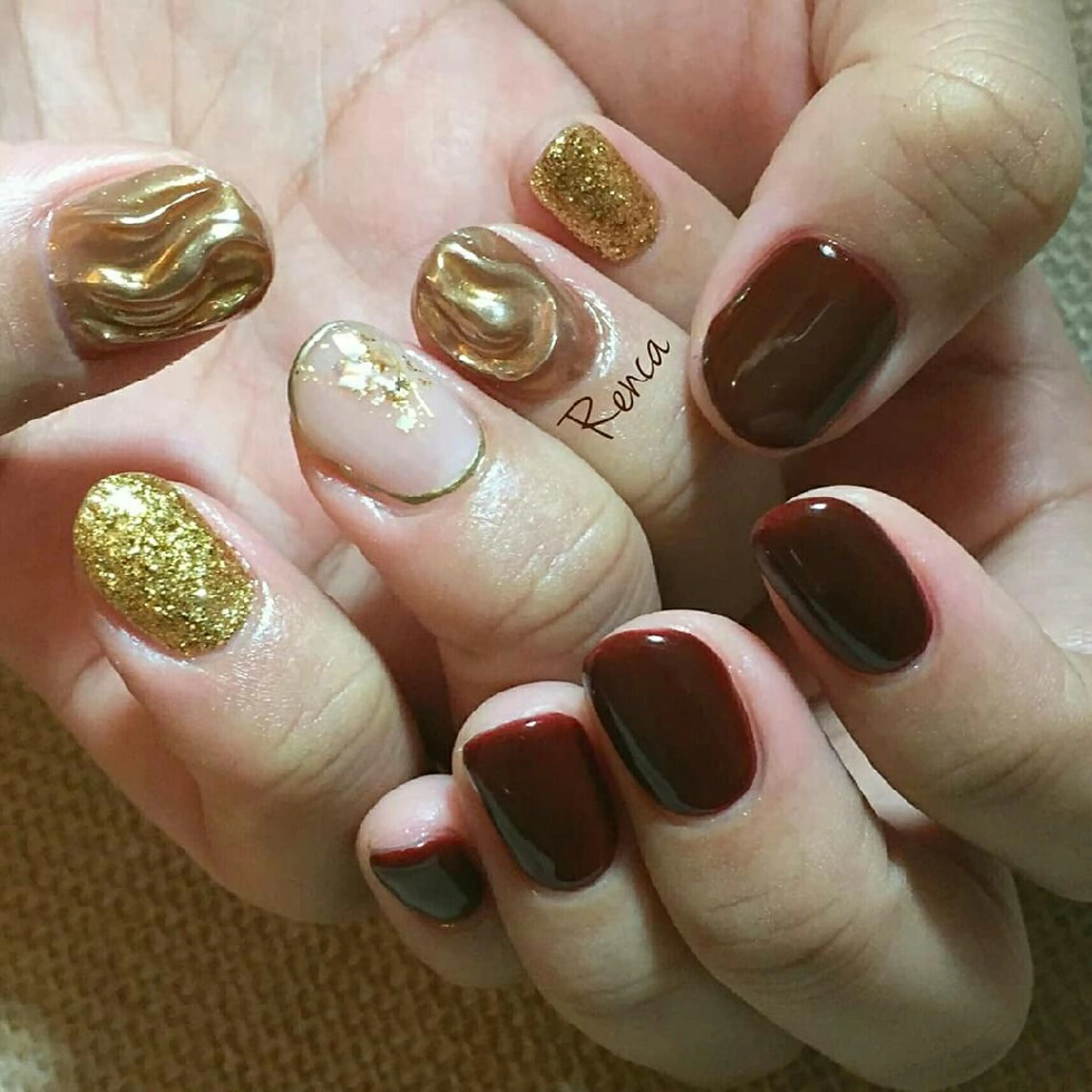 ネイル ハンドネイル 山田 貴子のネイルデザイン