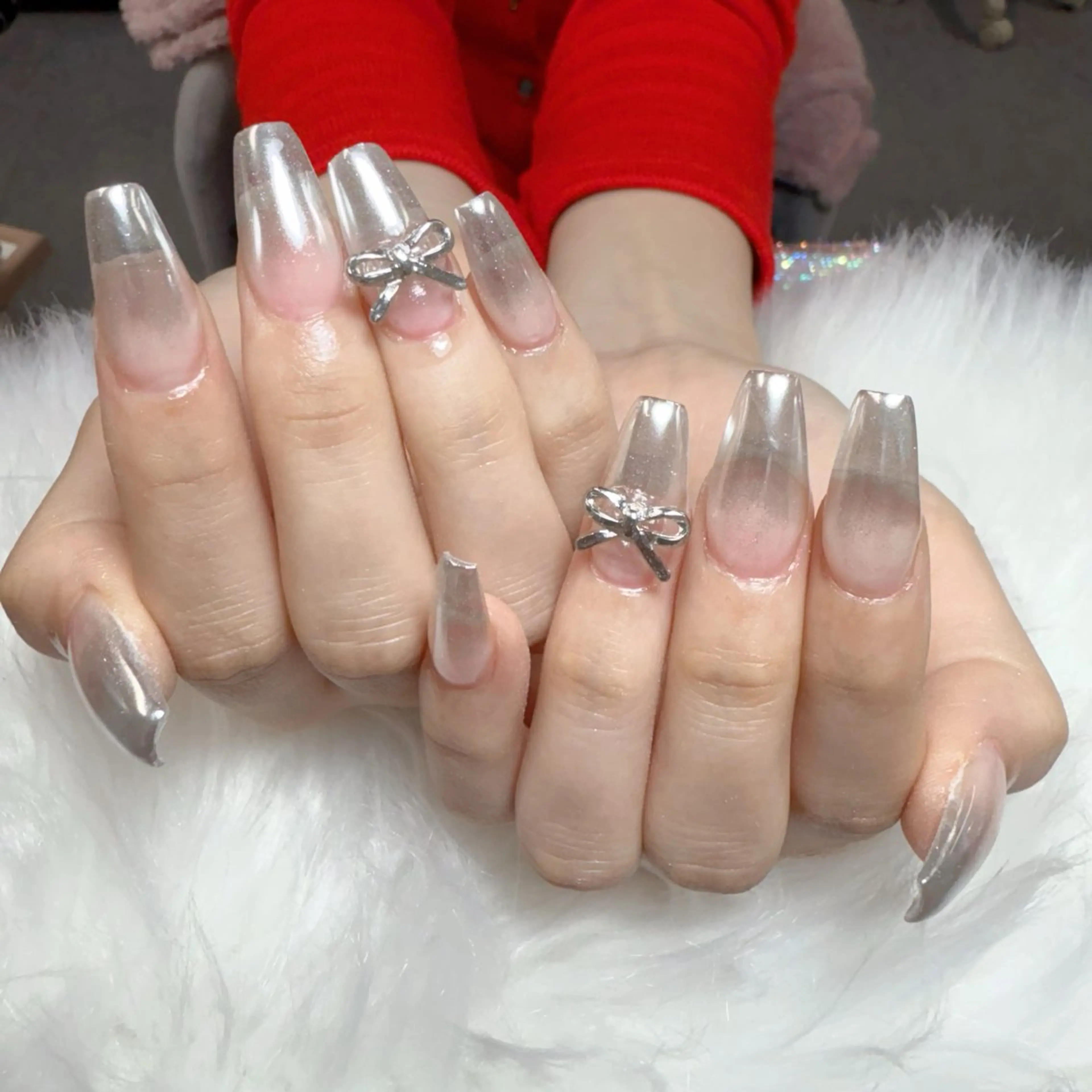 ネイル ハンドネイル 🎀nana🫧 ワンホンネイル🎀のネイルデザイン