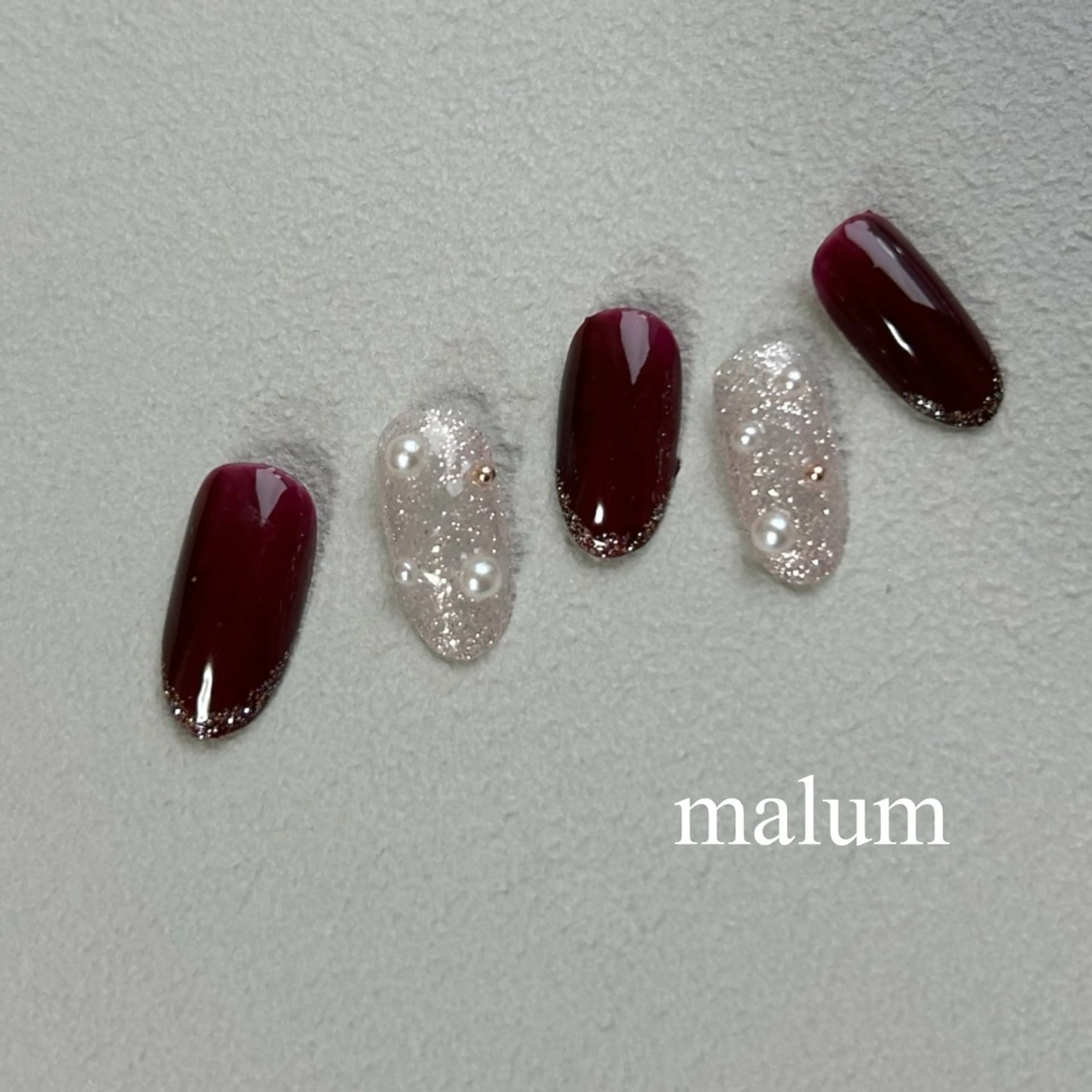 ネイル ハンドネイル malum nailのネイルデザイン