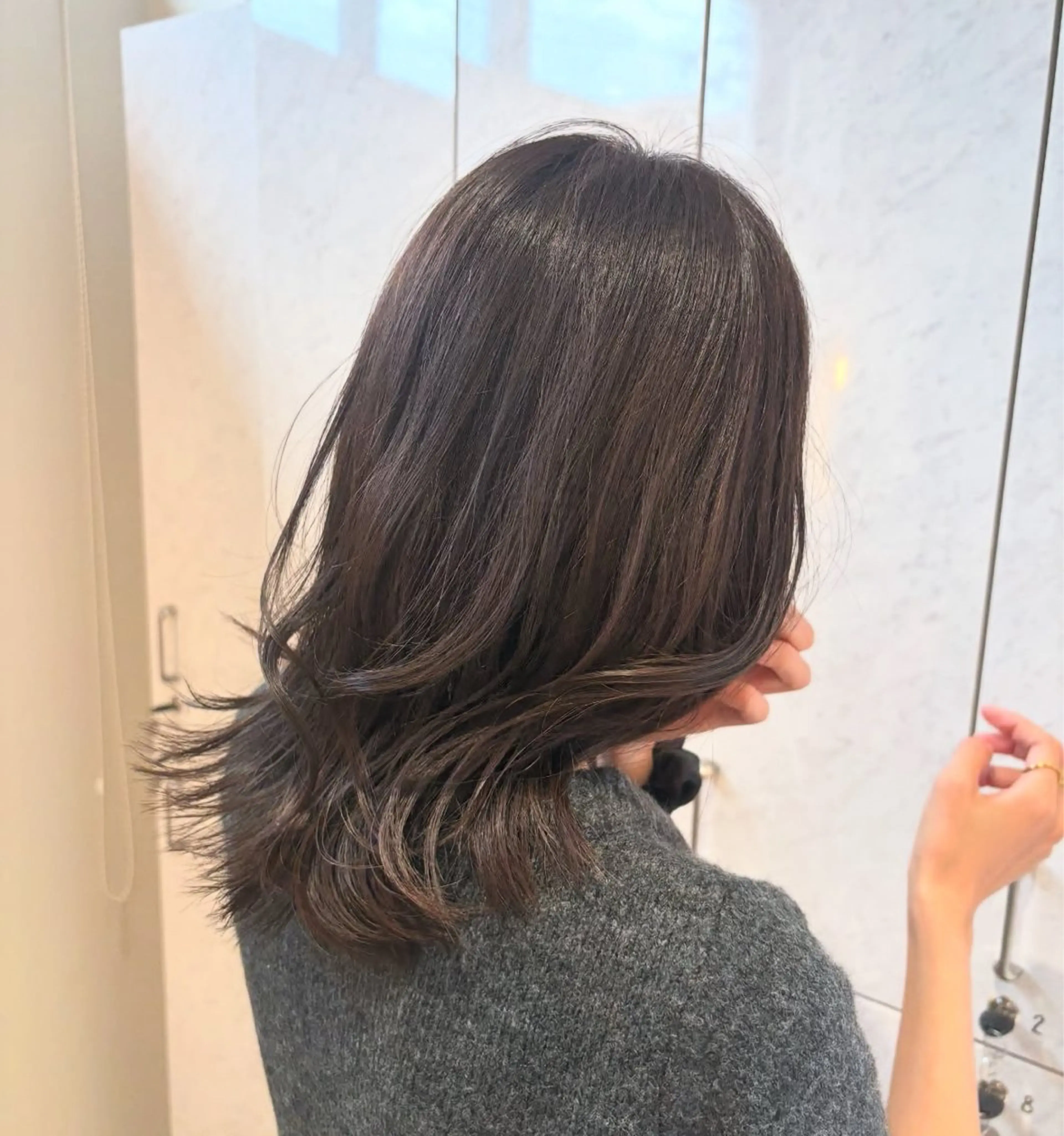 ミディアム カラー アディクシーカラー 透明感カラー 外国人風カラー カット ヘアカラー レイヤー/透明感/髪 質改善/メンズ/佐藤のヘアスタイル