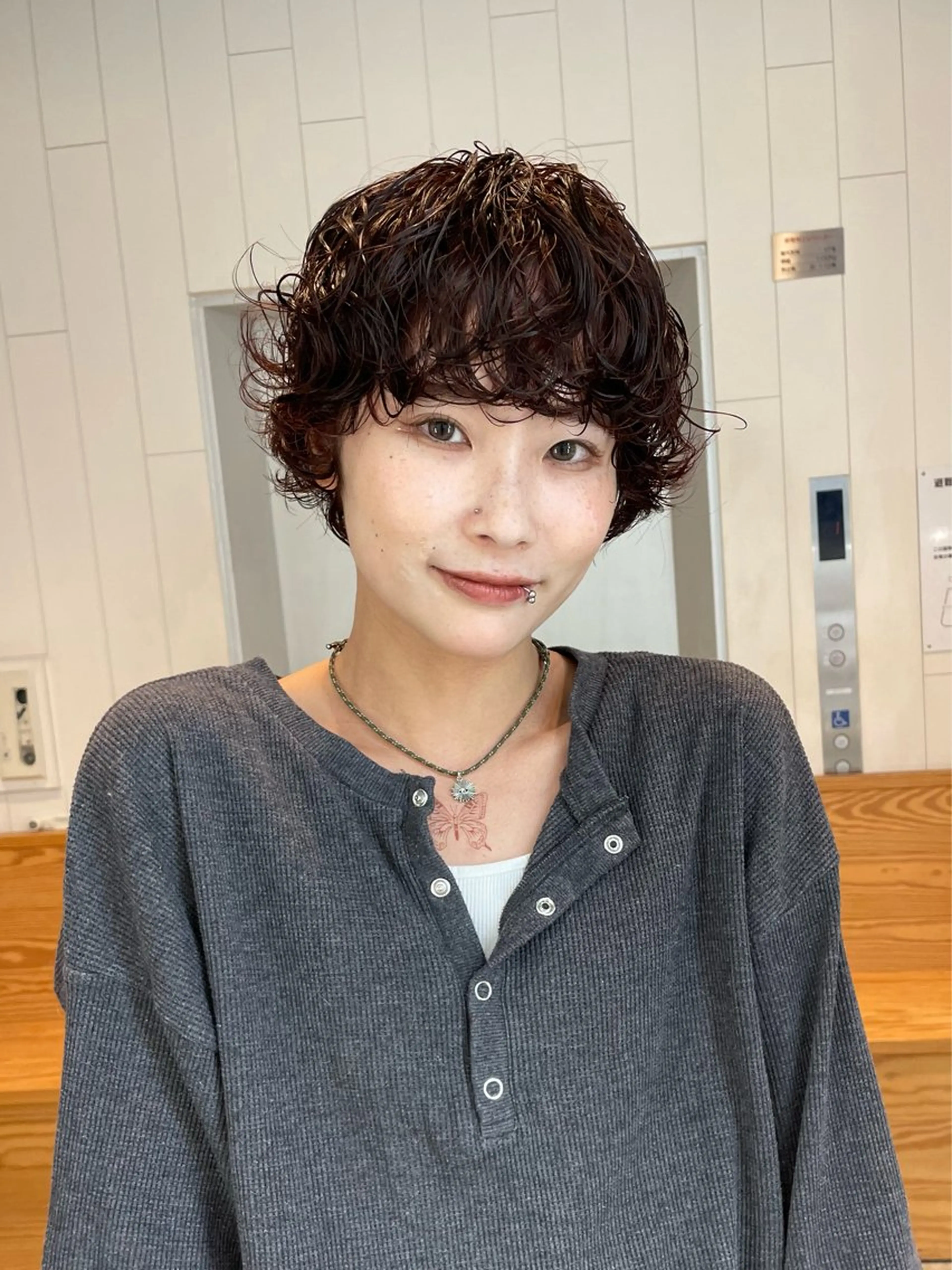 ショート パーマ ショートヘア パーマ/パーマ落とし 【Kouta】のヘアスタイル