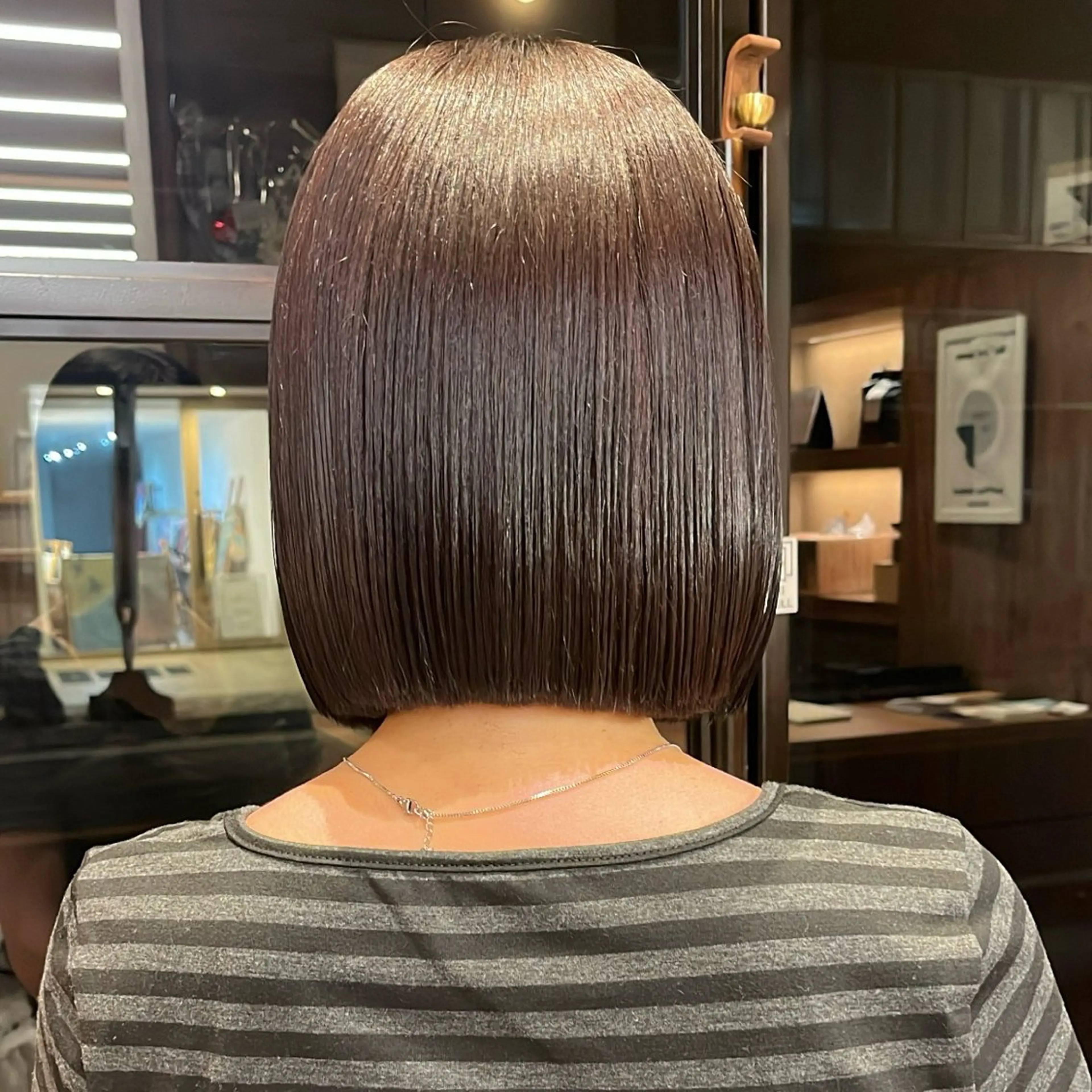 ミディアム カット ヘアカラー Wカラー🐾 ハルナのヘアスタイル