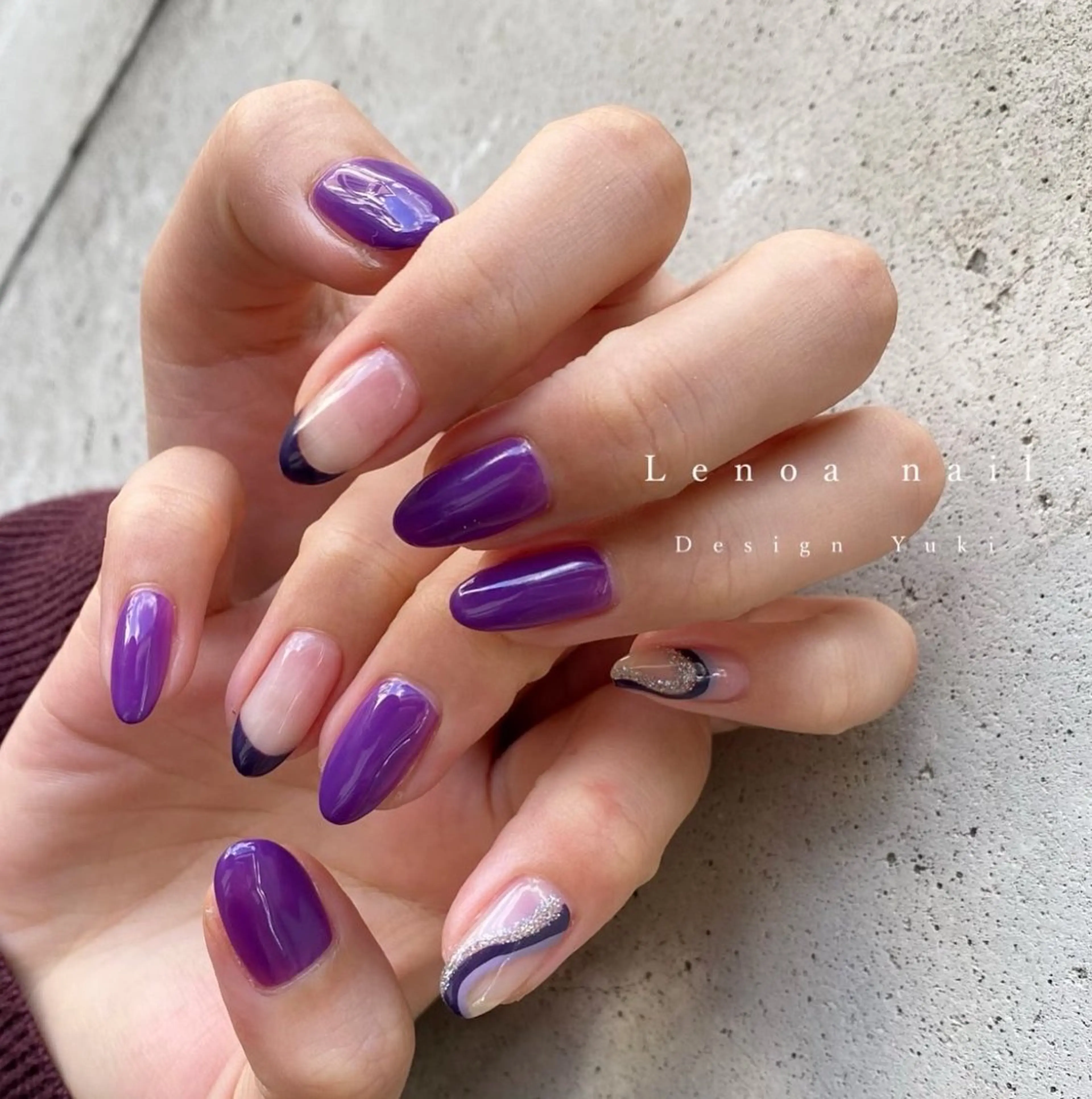 ネイル ハンドネイル Lenoa Yukiのネイルデザイン