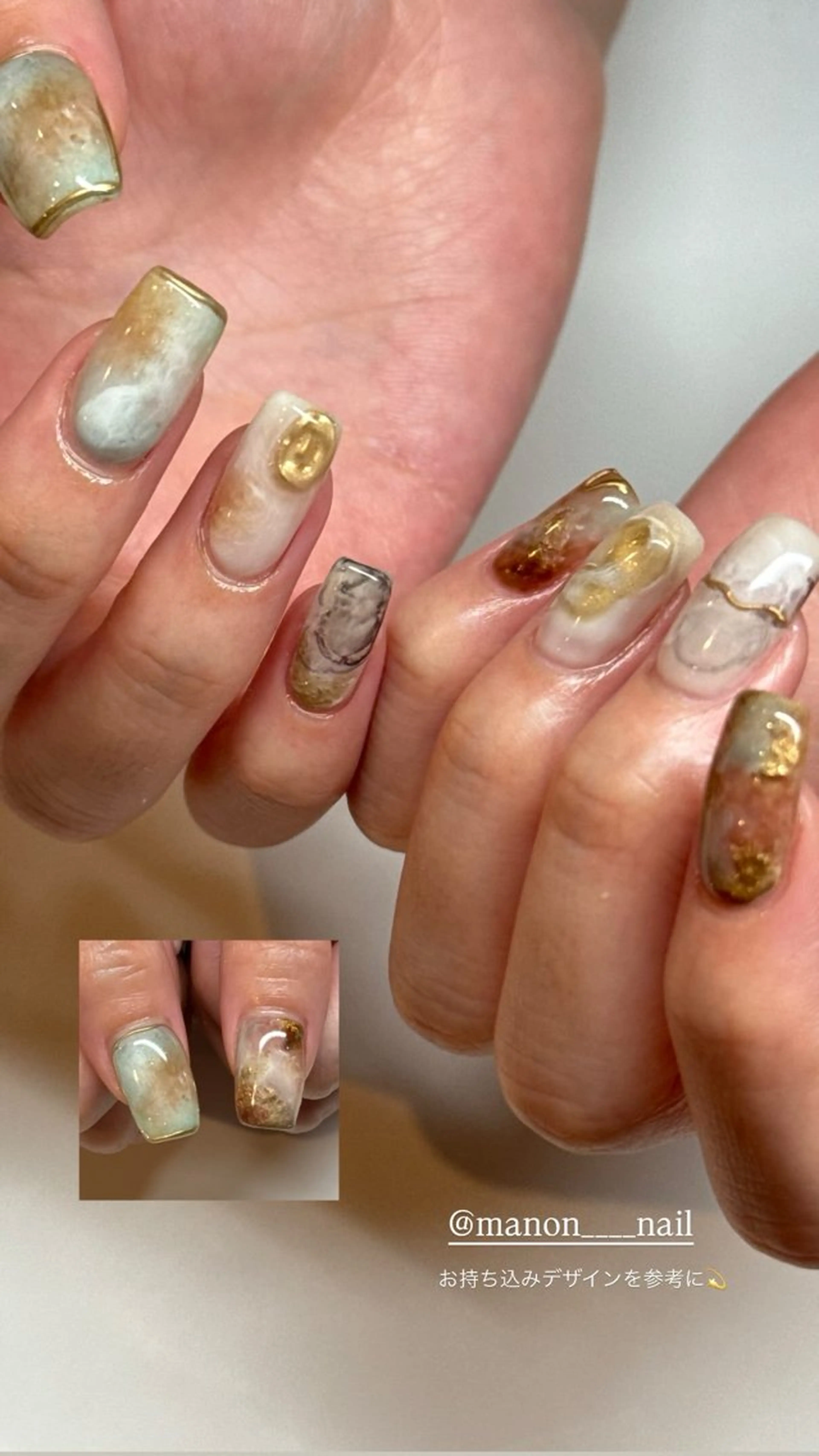 ネイル ハンドネイル Manon/ rikaのネイルデザイン