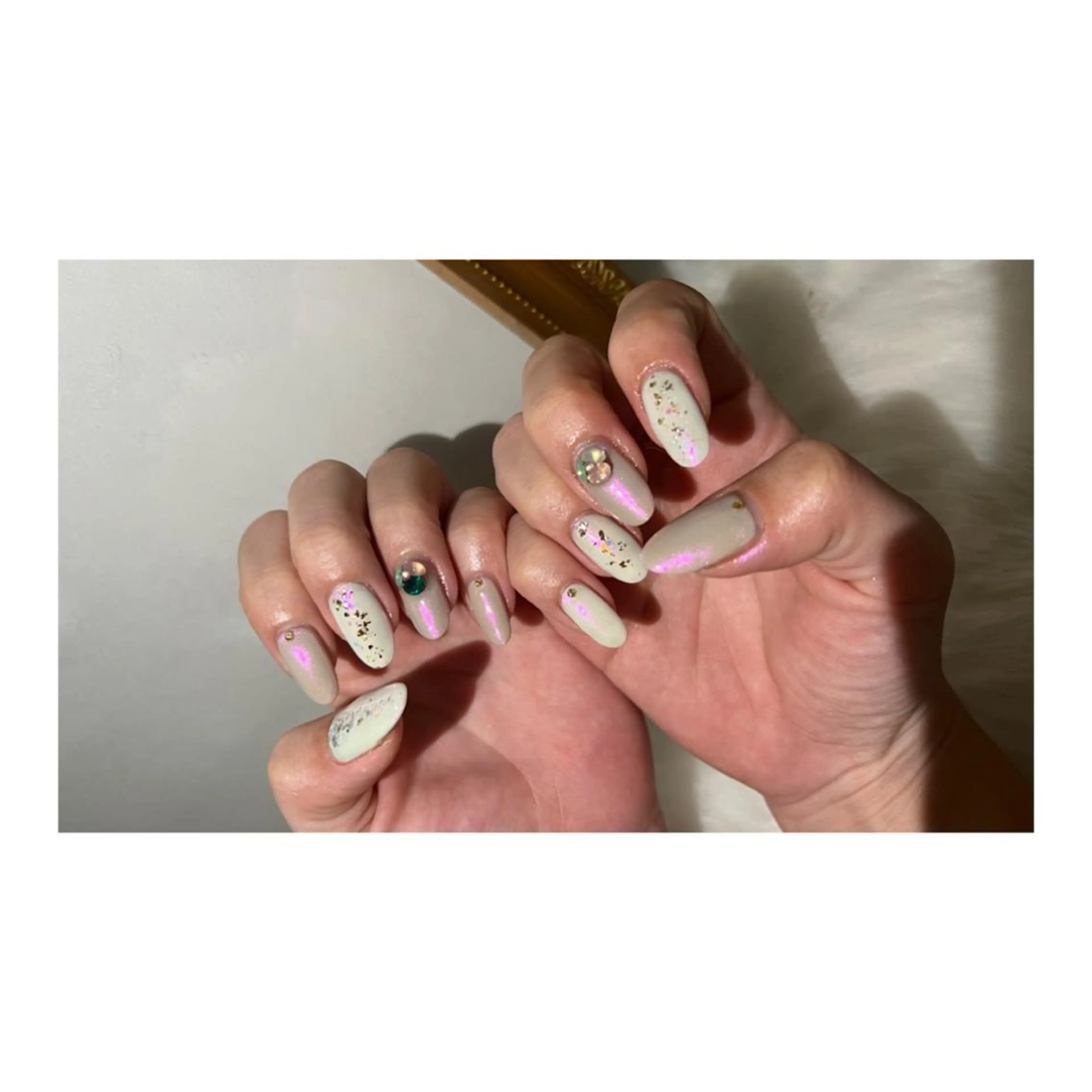 ネイル ハンドネイル M nail 個人サロン𓆉♥︎のネイルデザイン