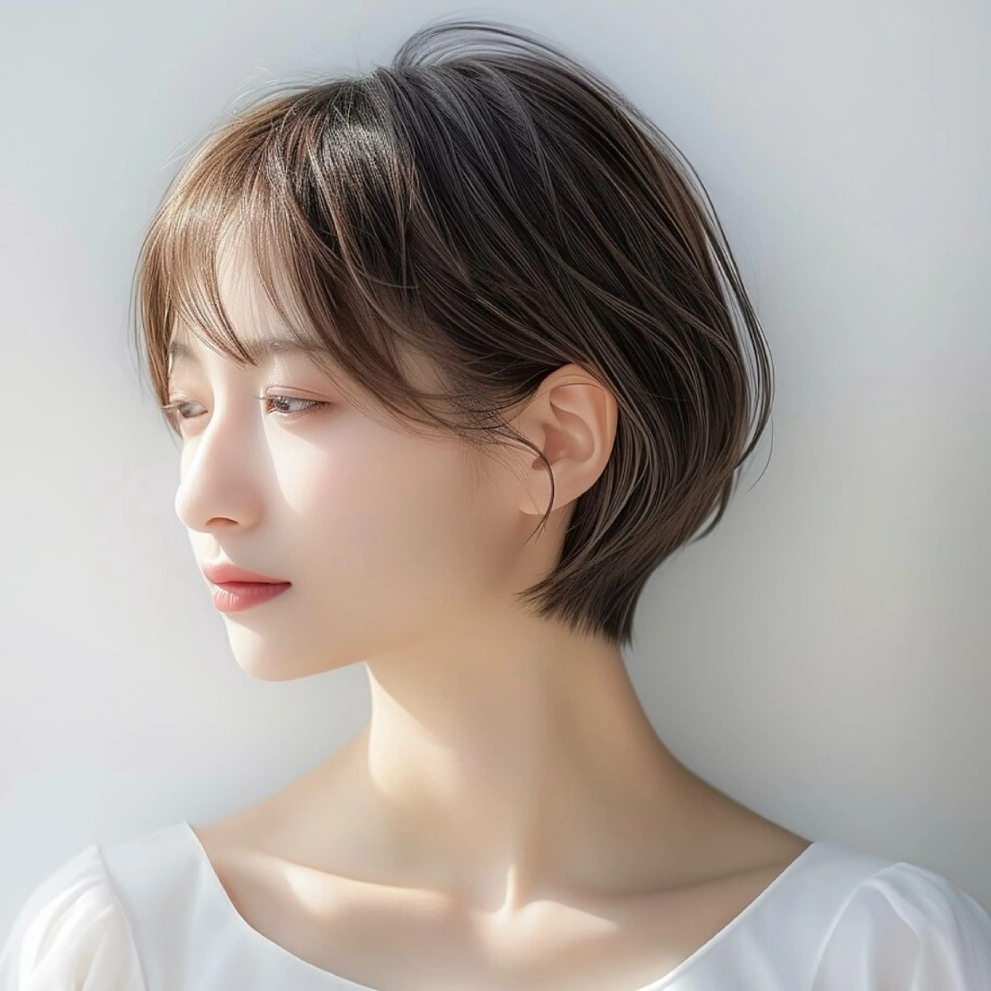 ショート カラー 瀧　元気/ショート/ 白髪ぼかし/髪質改善のヘアスタイル