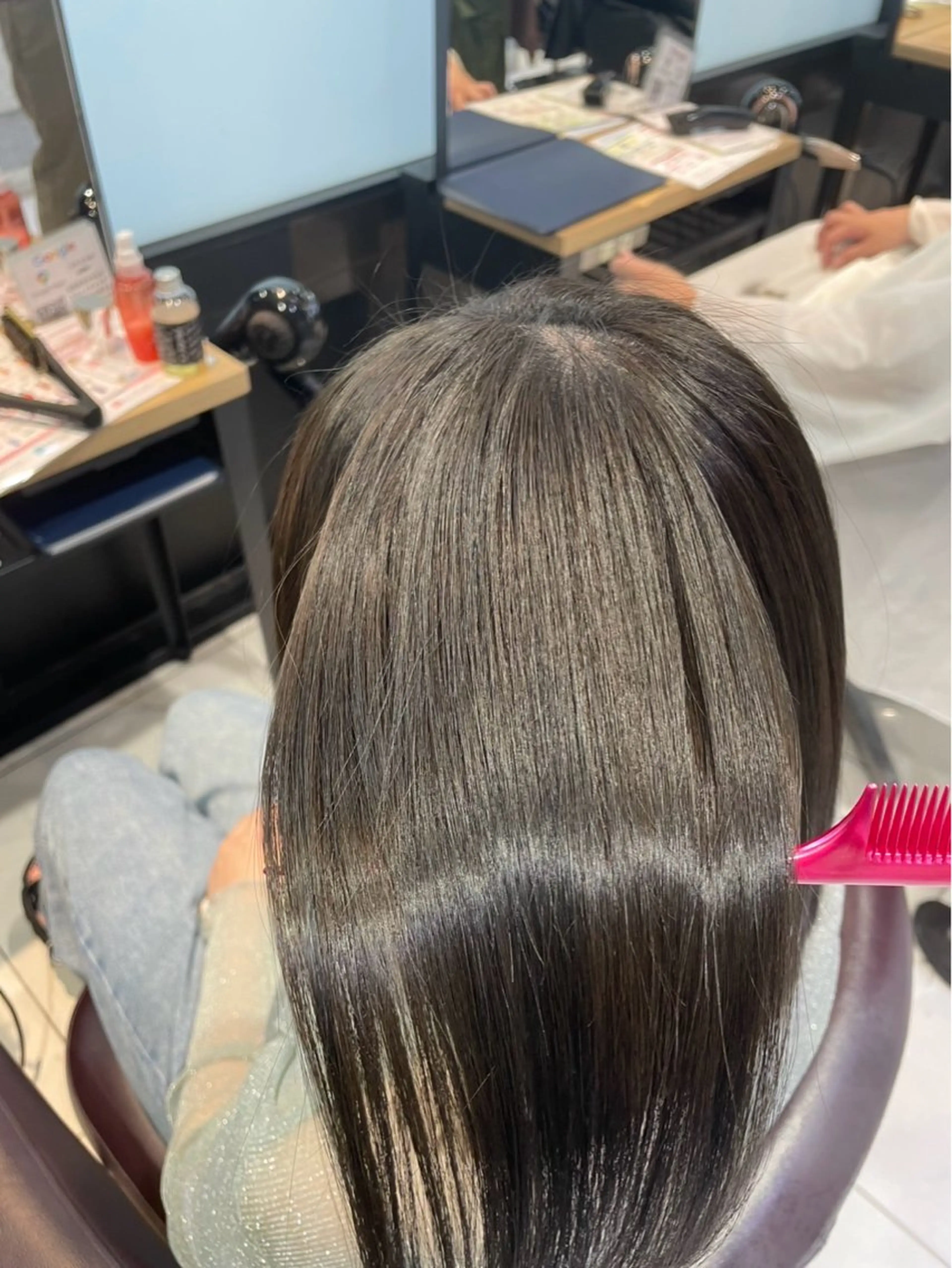 髪質改善 💠 韓国風うる艶/シオリのヘアスタイル