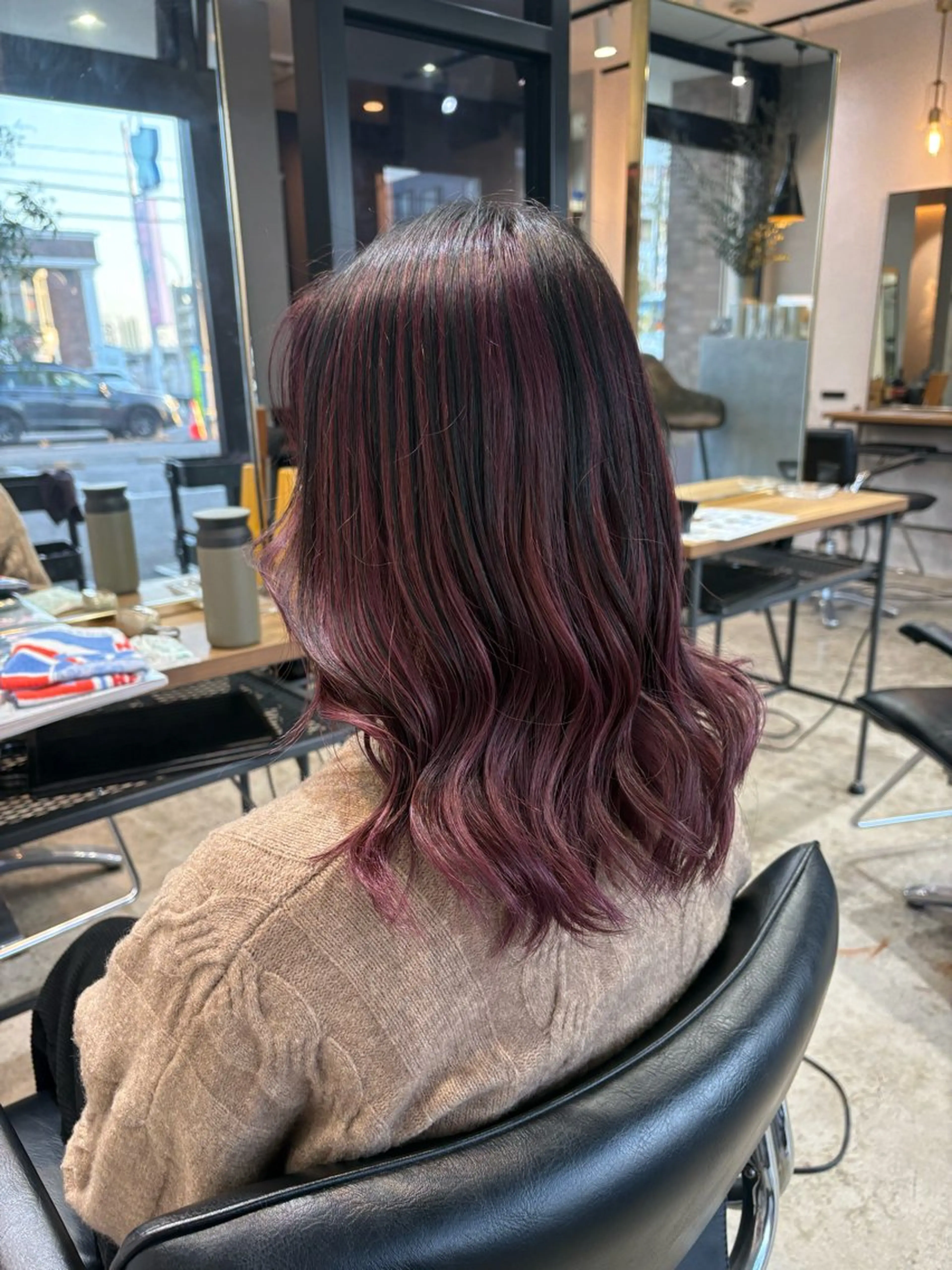 セミロング 《nico》 髙橋秋花🖤🧡のヘアスタイル