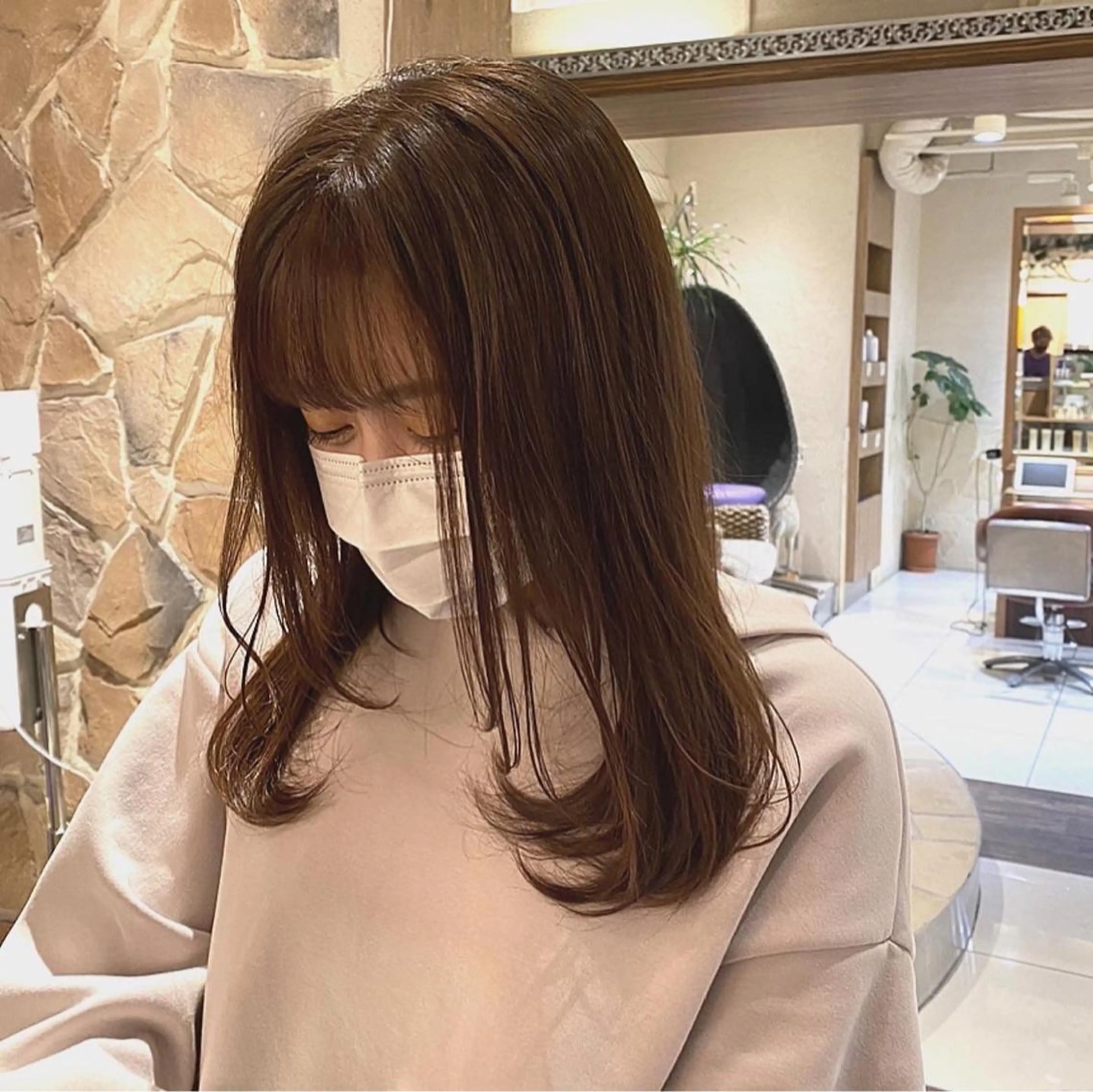 セミロング レイヤーカット カット ♡ヘアアレンジ♡ naraのヘアスタイル