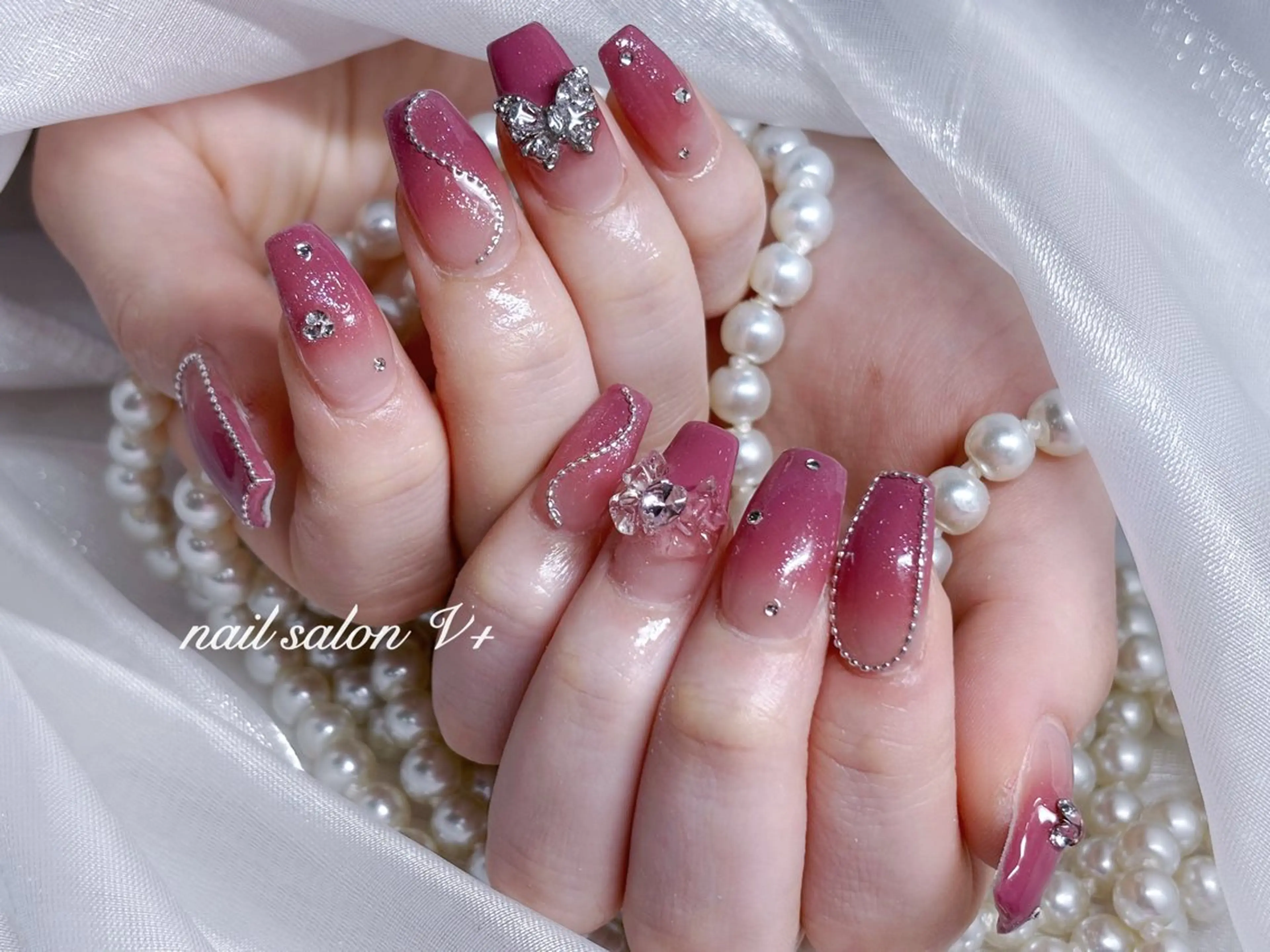 ネイル ハンドネイル Nailsalon Vi+ももか🩷のネイルデザイン