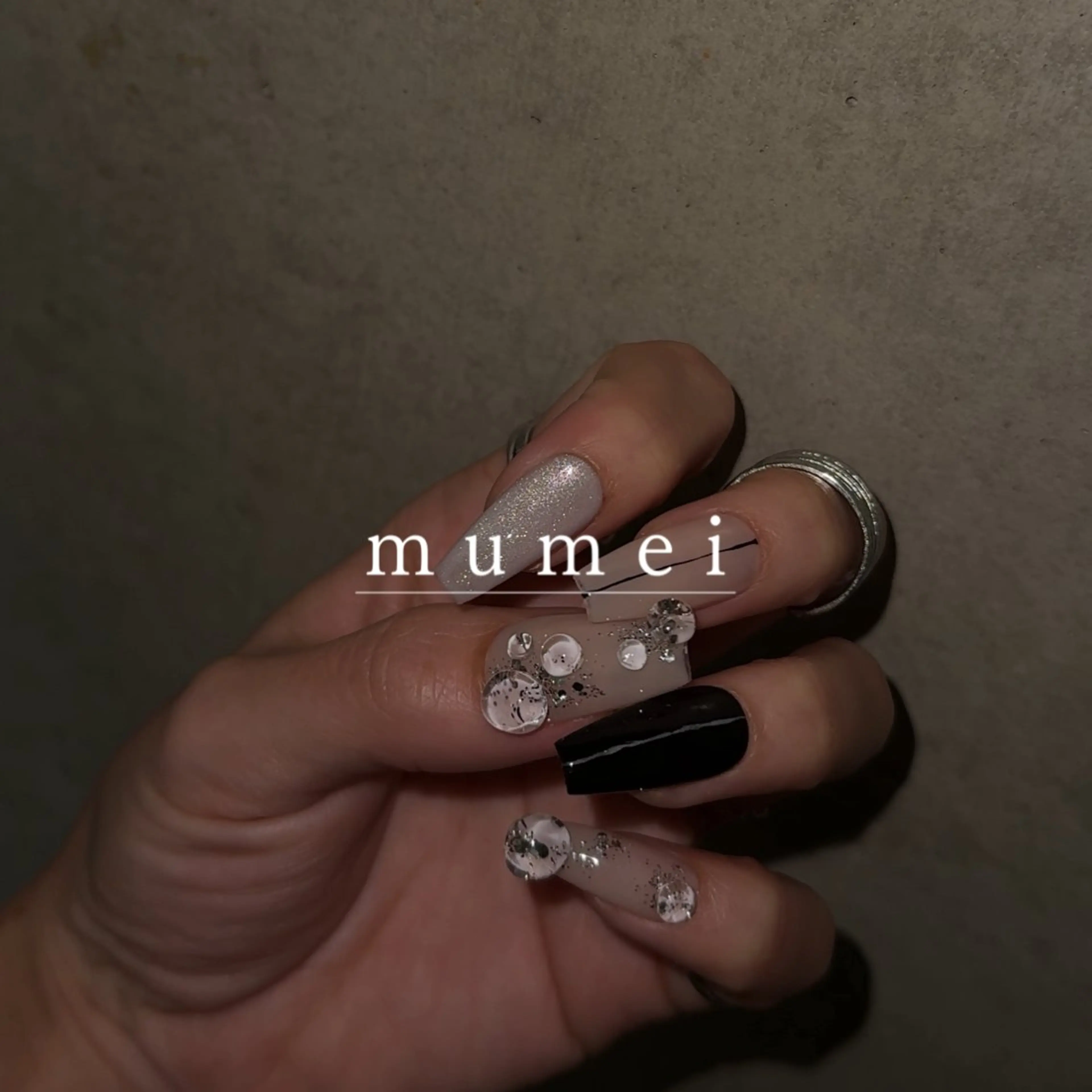 ネイル マグネットネイル ハンドネイル mumei _ NATSUMIのネイルデザイン