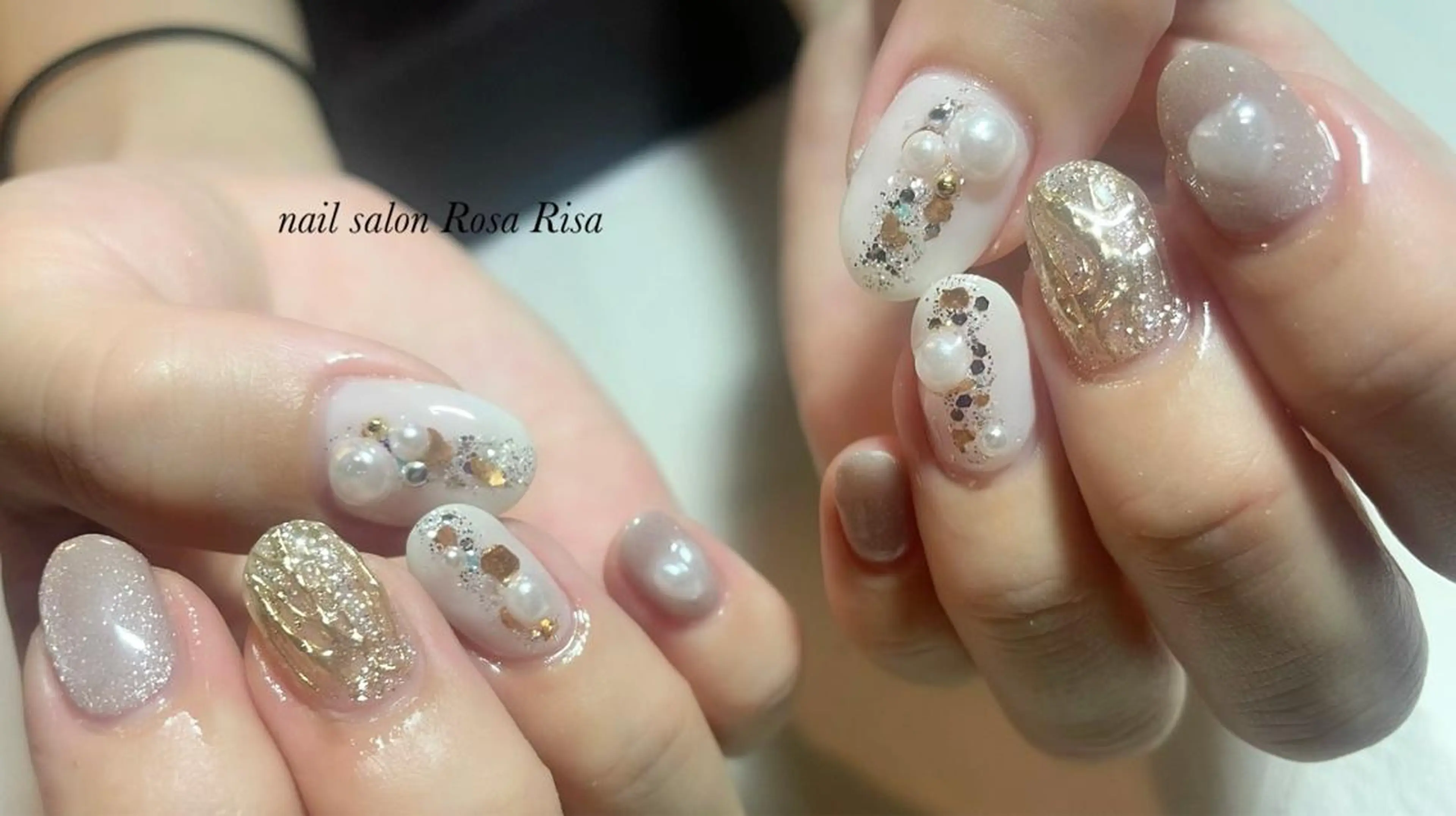 ミディアム ネイル ネイルスタジオ シェイクユアハンズのネイルデザイン