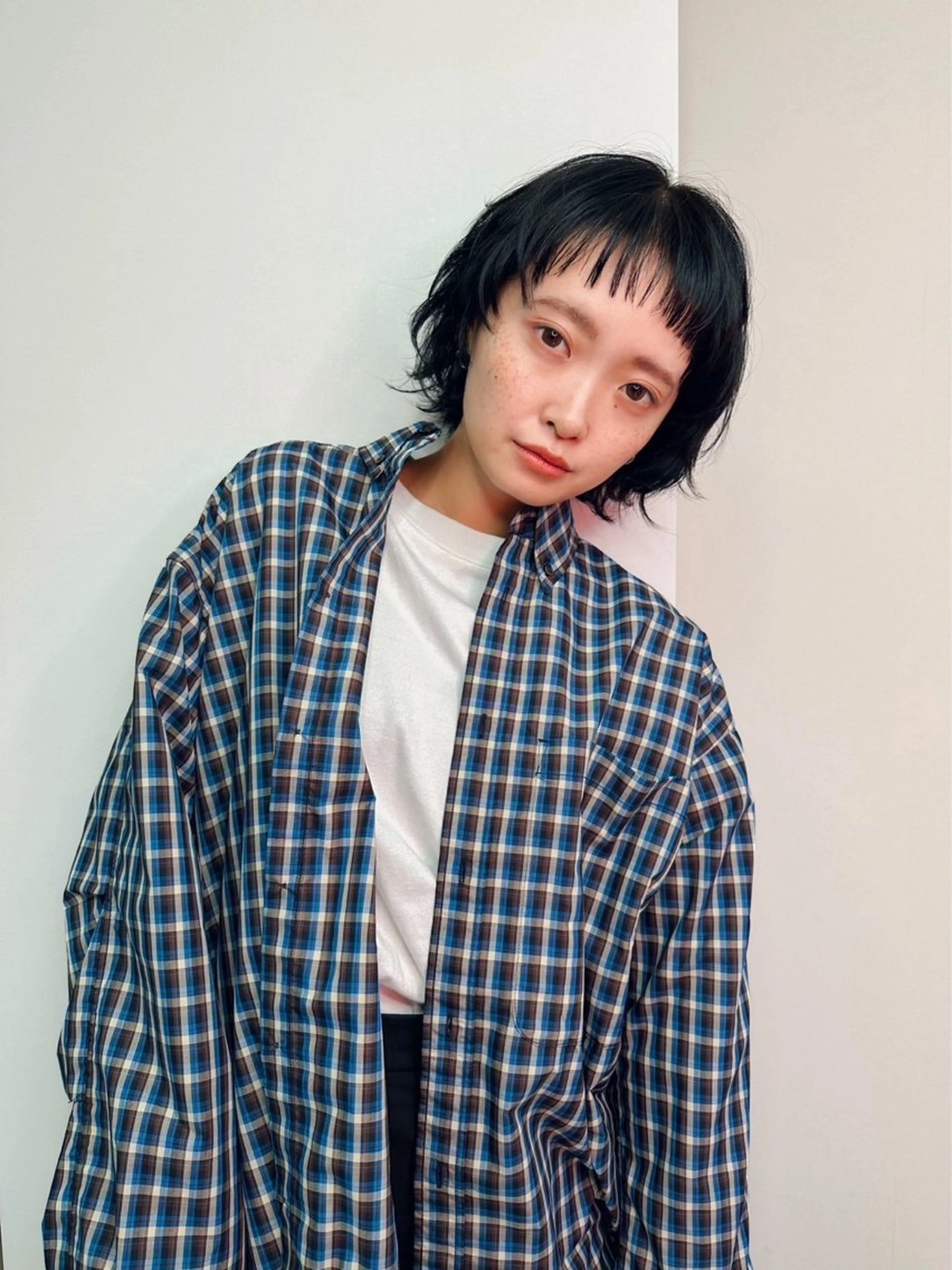 ショート パーマ くせ毛 ショートヘア カット パーマ ショート　ボブ メンズ　パーマのヘアスタイル