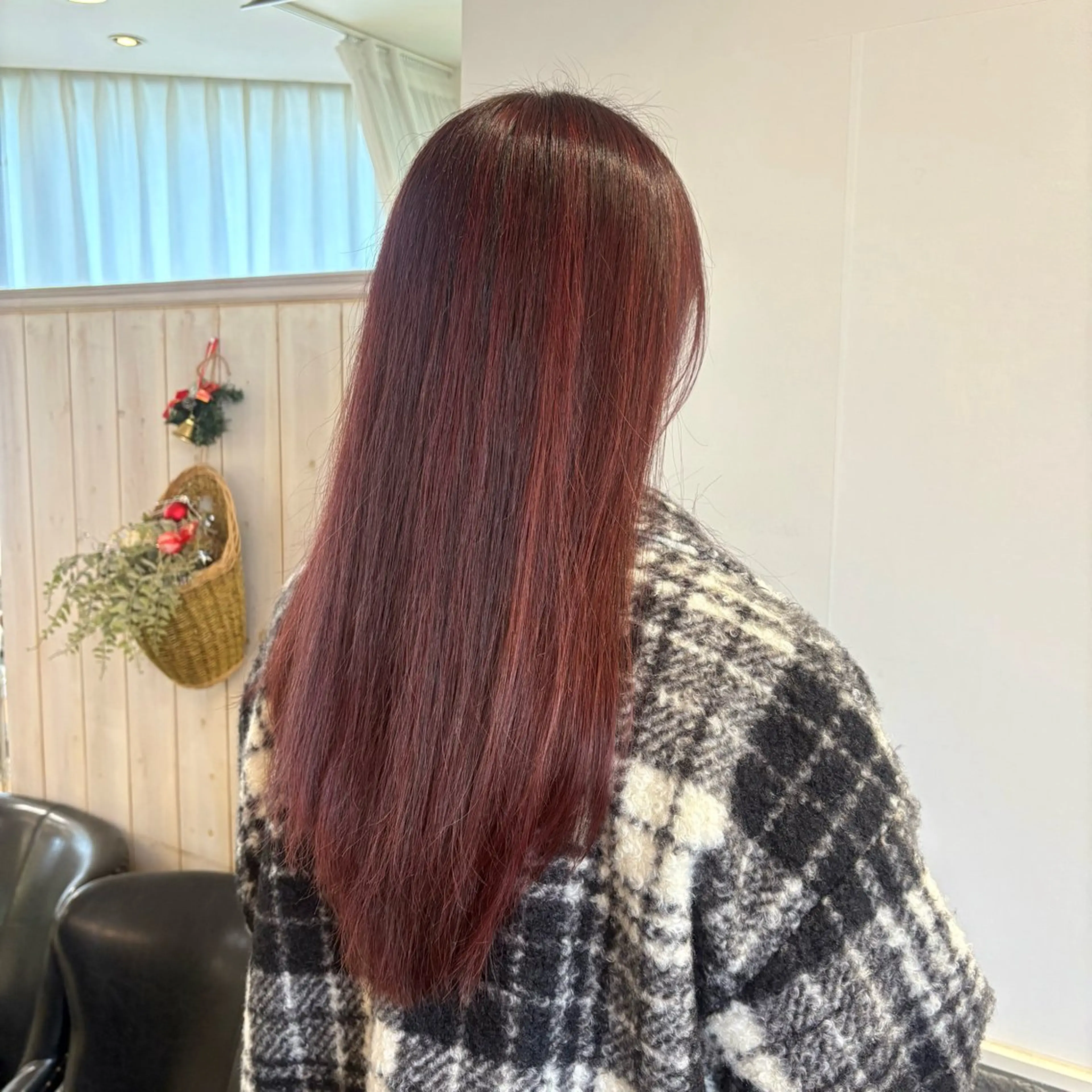 ロング ハイライト ヘアカラー 棚橋 光海のヘアスタイル