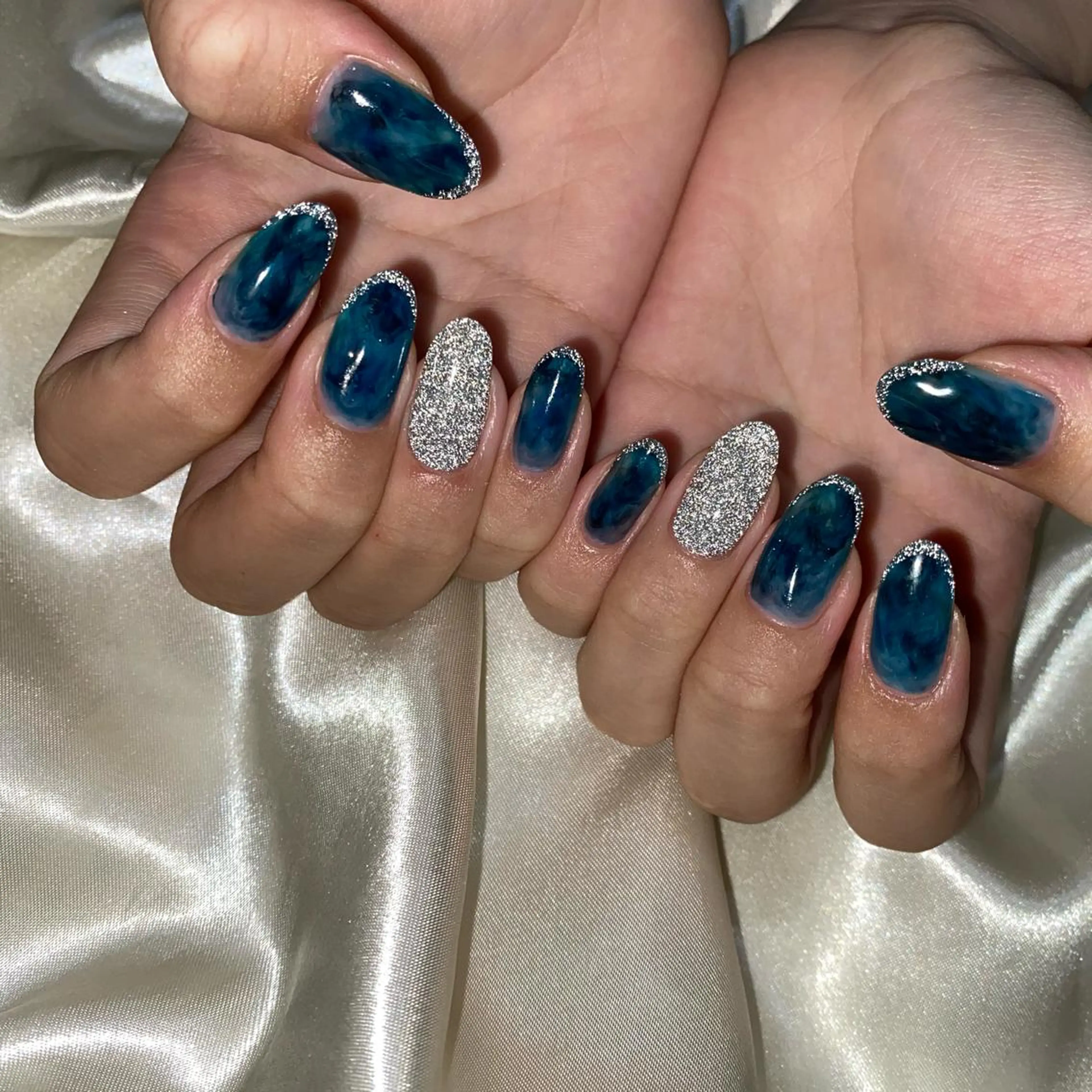 ネイル フラッシュネイル Rio 𓍼のネイルデザイン