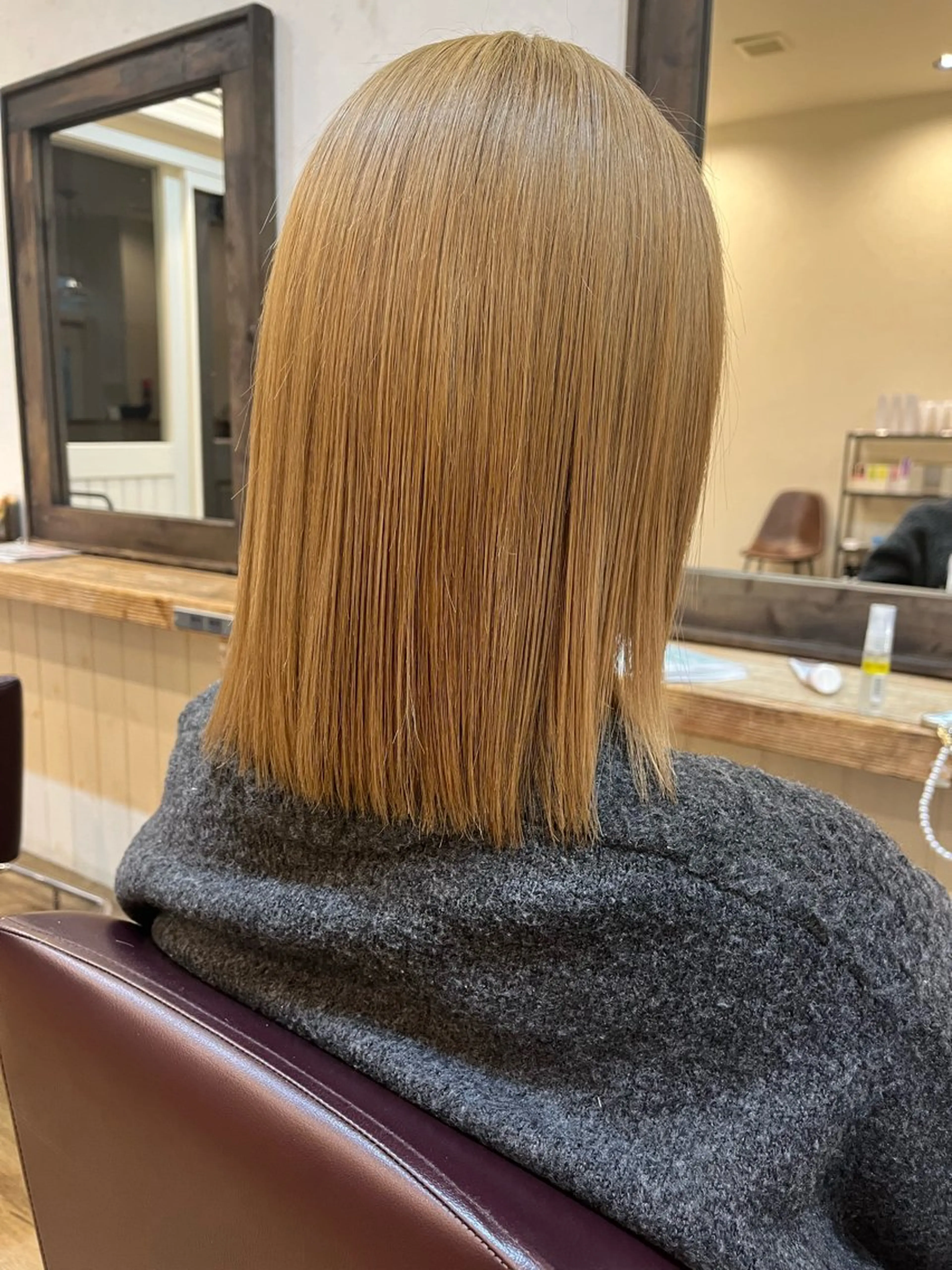 ミディアム トリートメント 阿部 翔一郎/暖色系カラーのヘアスタイル