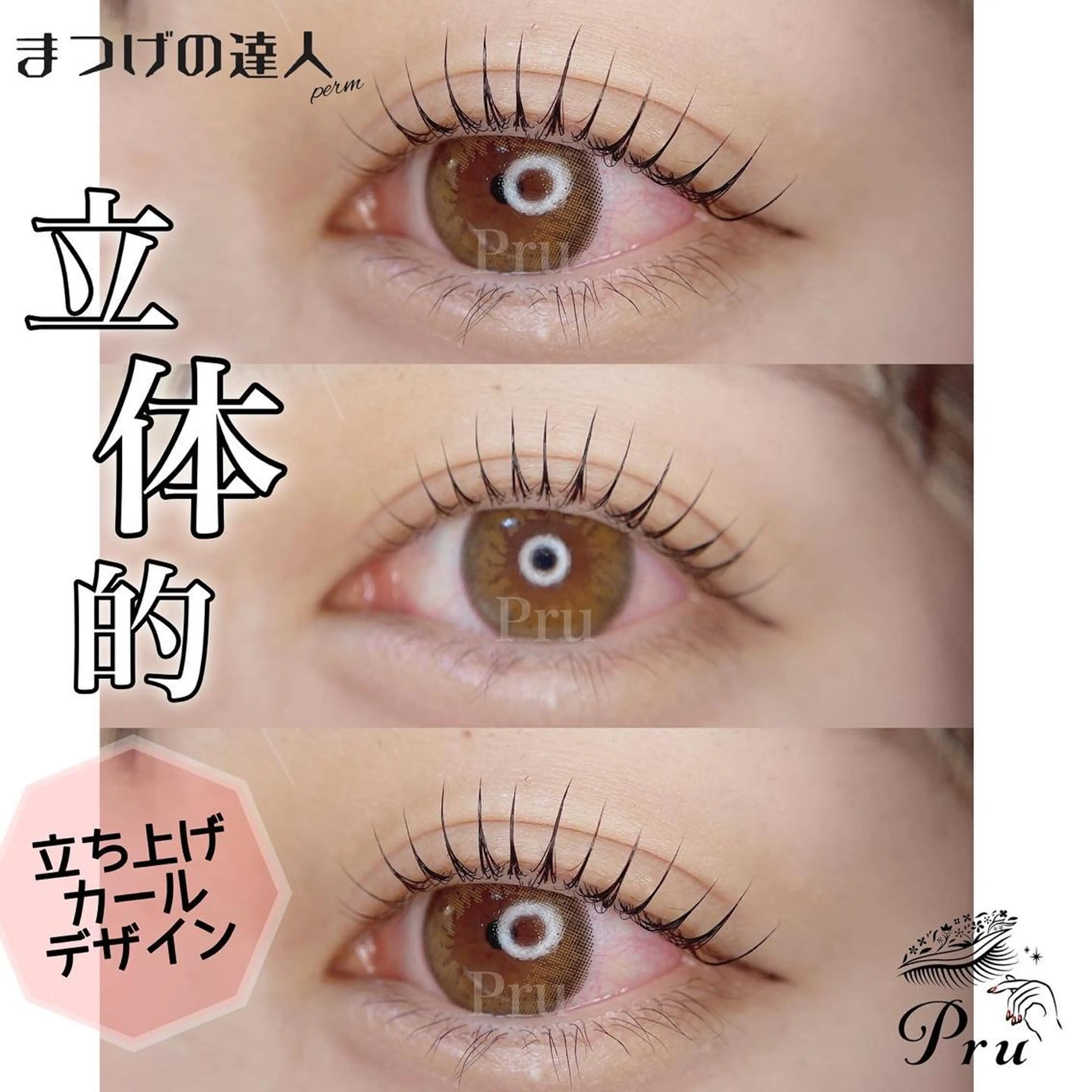 マツエク・マツパ まつげパーマ マツパ プル eyelashのマツエク・マツパデザイン