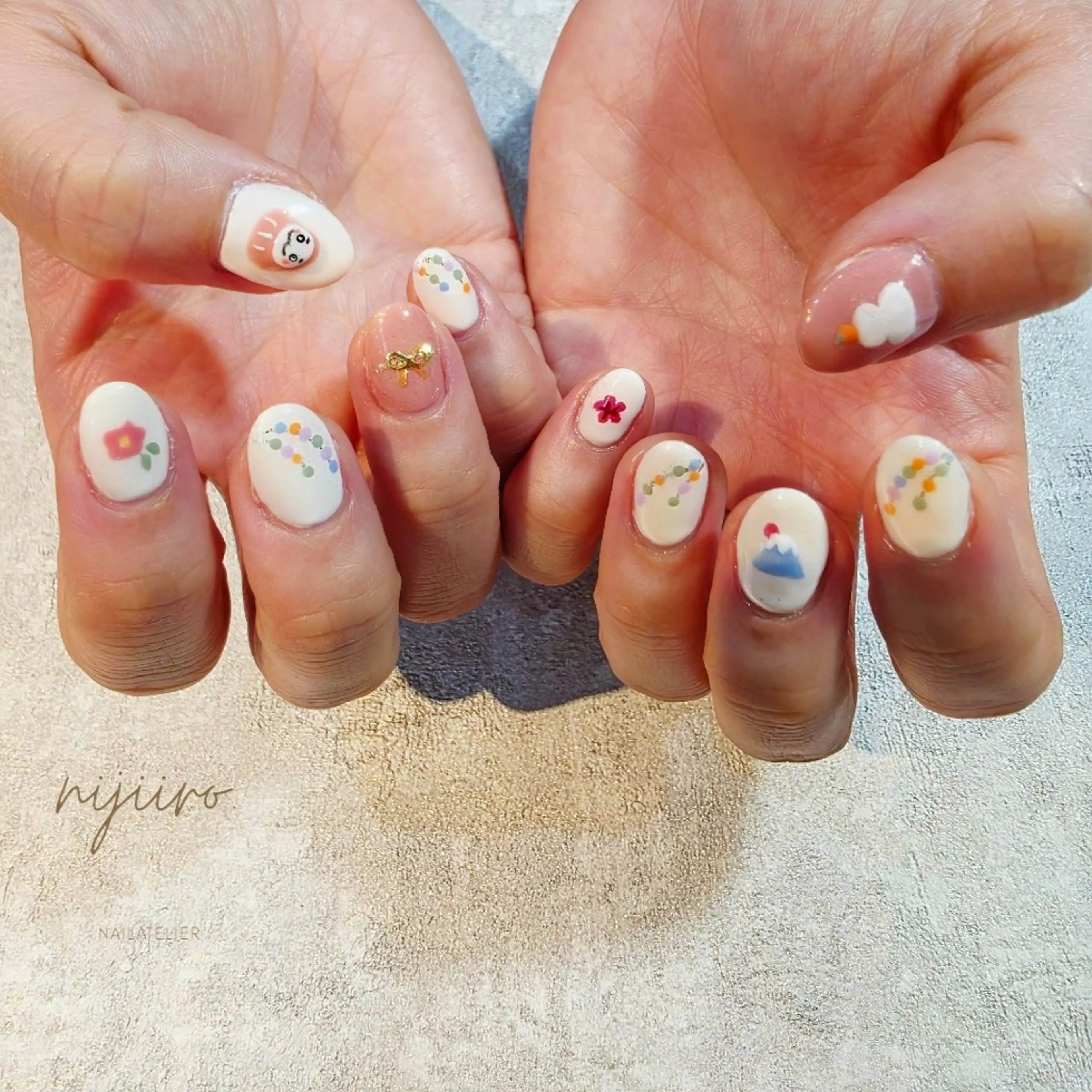 ネイル ハンドネイル nijiiro🌈 サトウのネイルデザイン