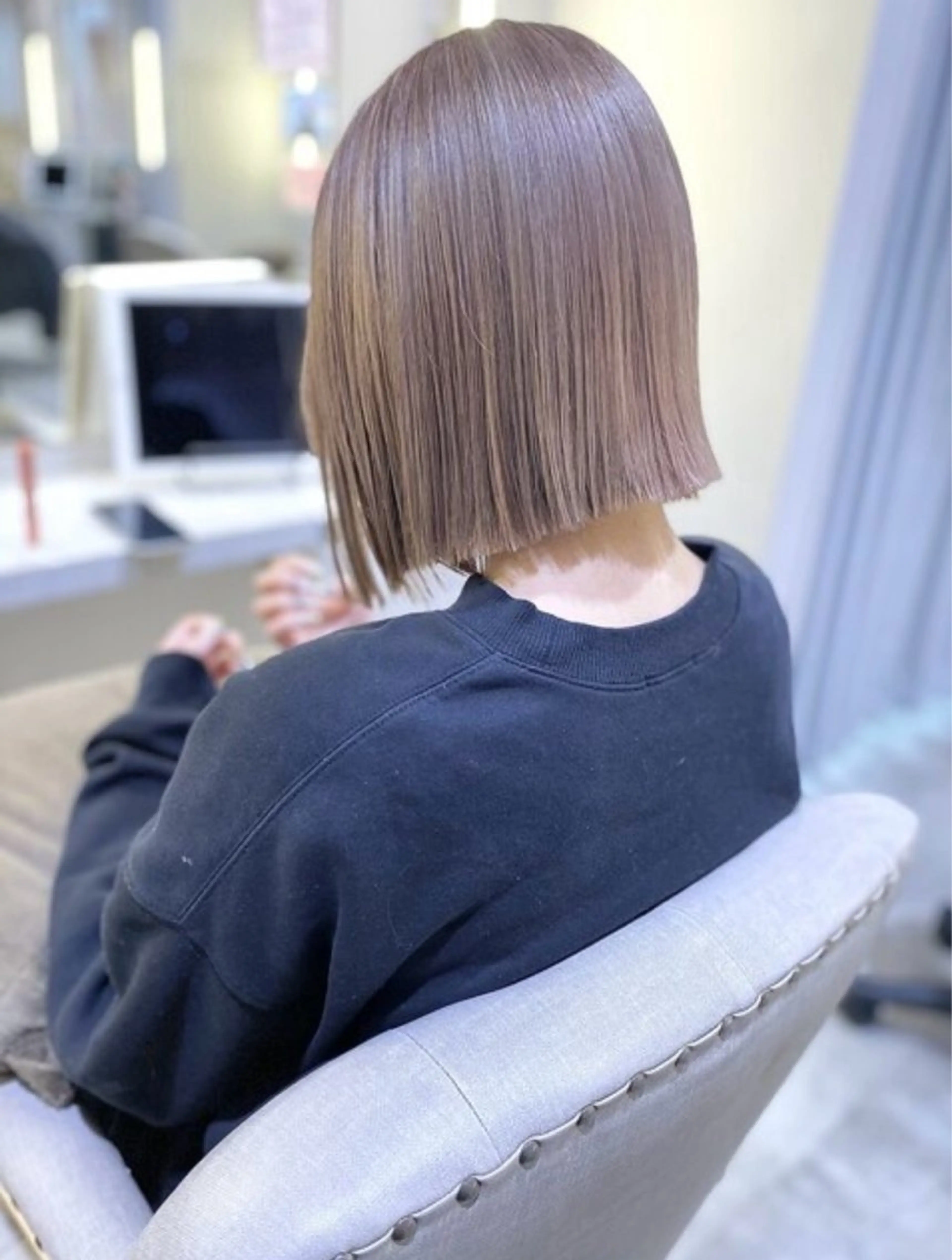 ショート 切りっぱなしボブ ボブ 柔らかメルティ ヘア🩰Yuuhaのヘアスタイル