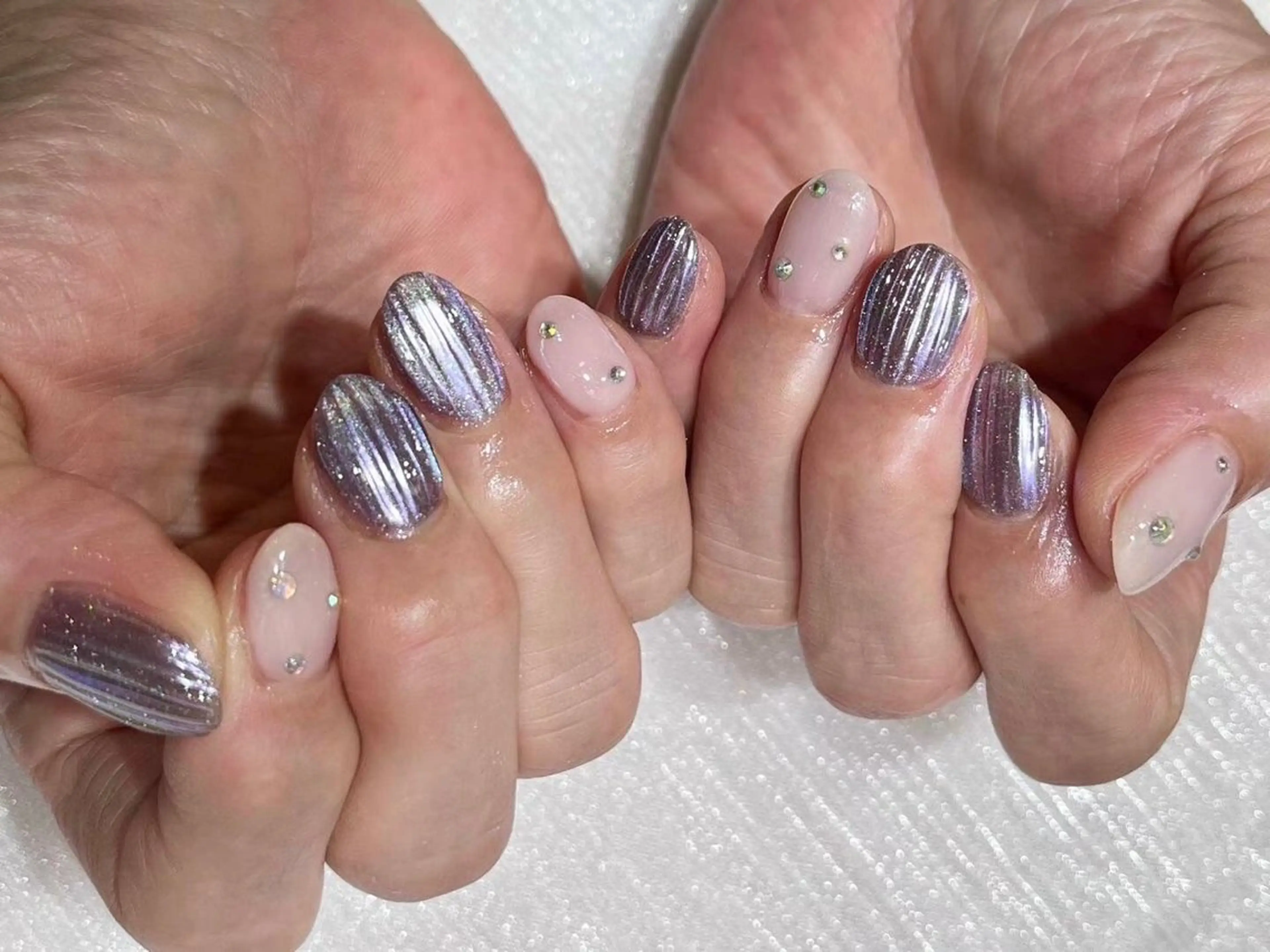 ネイル アートネイル フラワーネイル フットネイル ジェルネイル マグネットネイル Babarla　Nail　Salon所属・babarla Nailのネイルデザイン