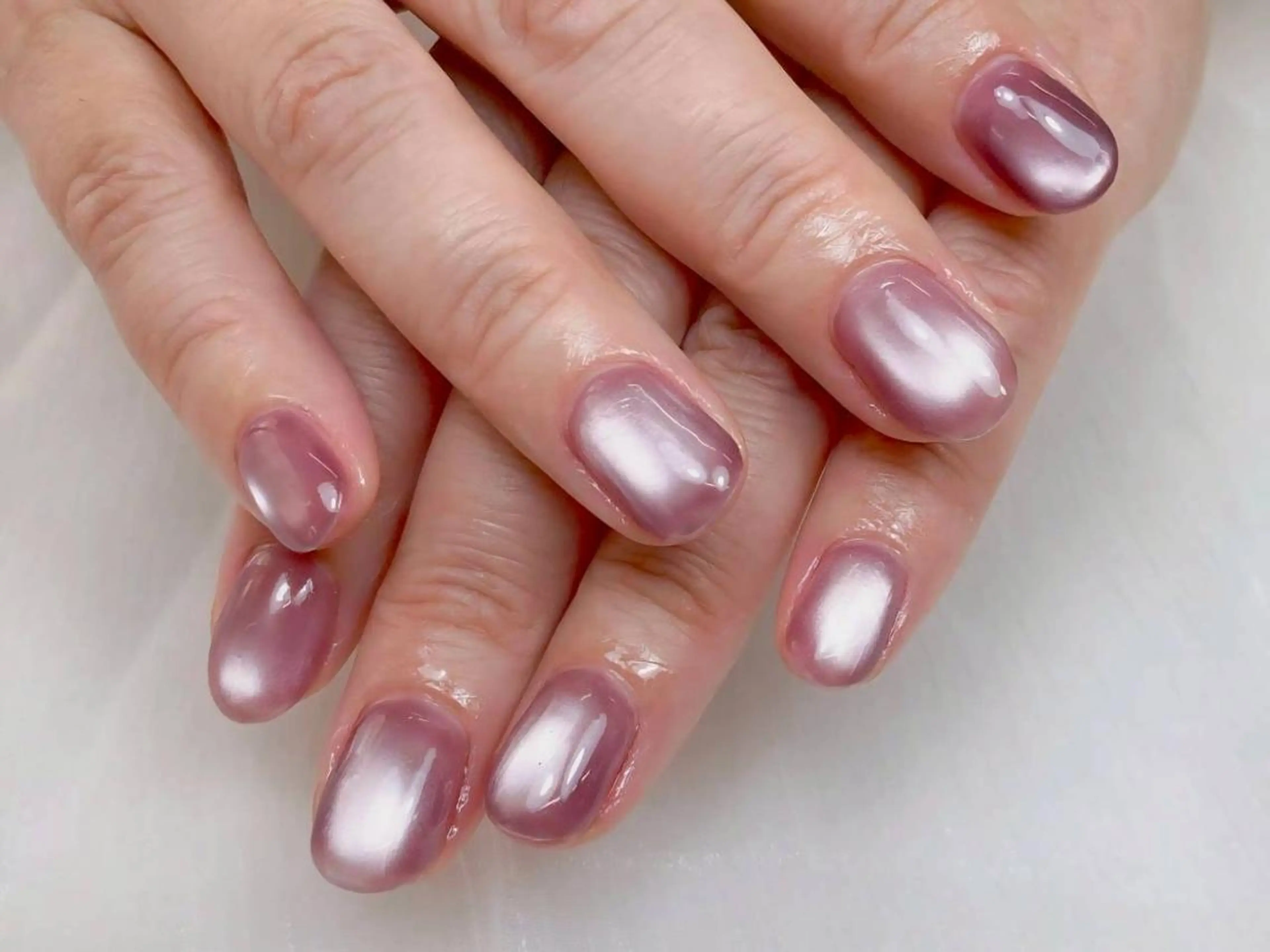 ネイル ジェルネイル マグネットネイル 持ち込み オフィスネイル パラジェル ハンドネイル Mihana Nail Salonのネイルデザイン