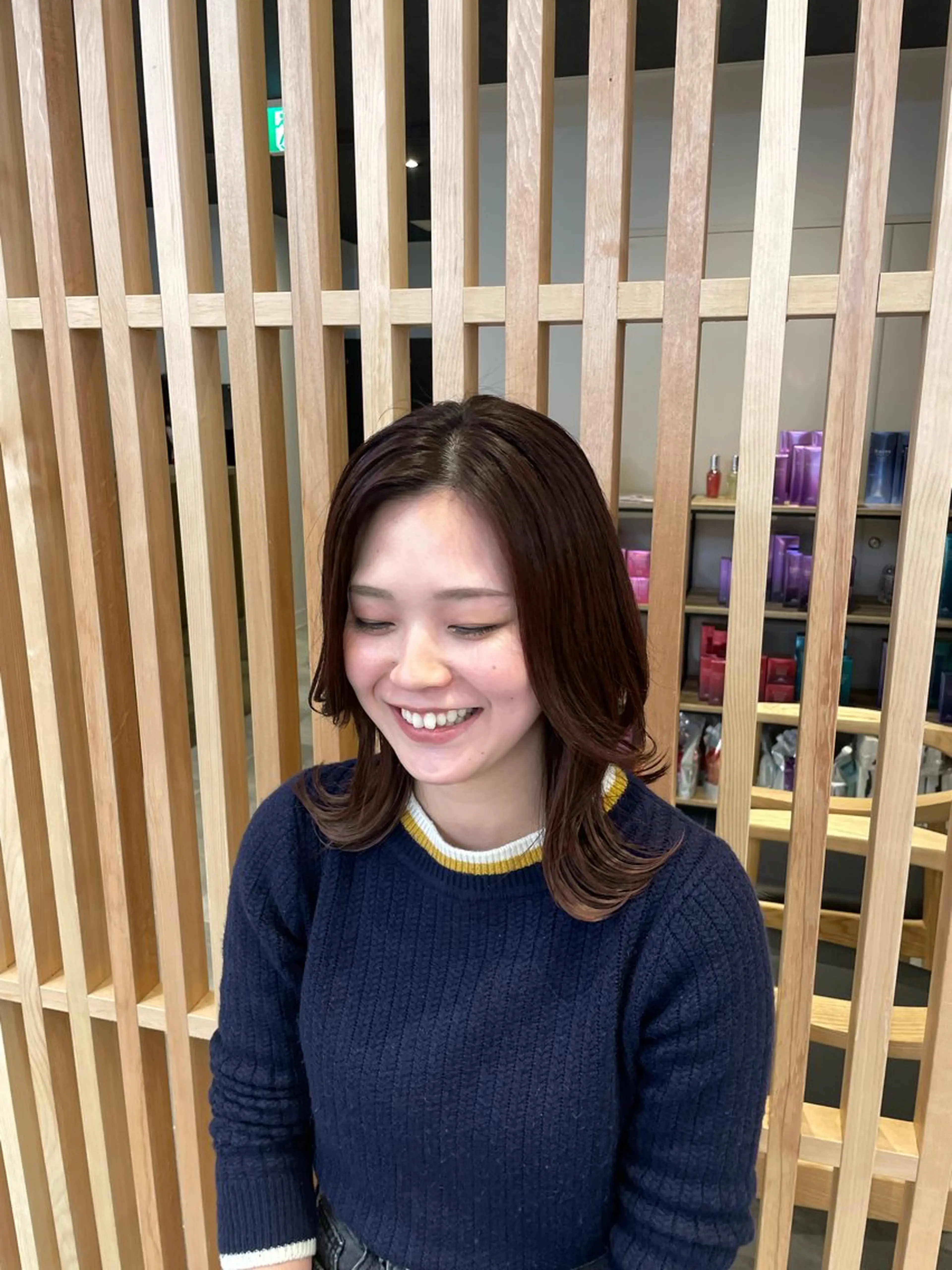 ミディアム カラー 銀座　REFINED 🫧立元のヘアスタイル