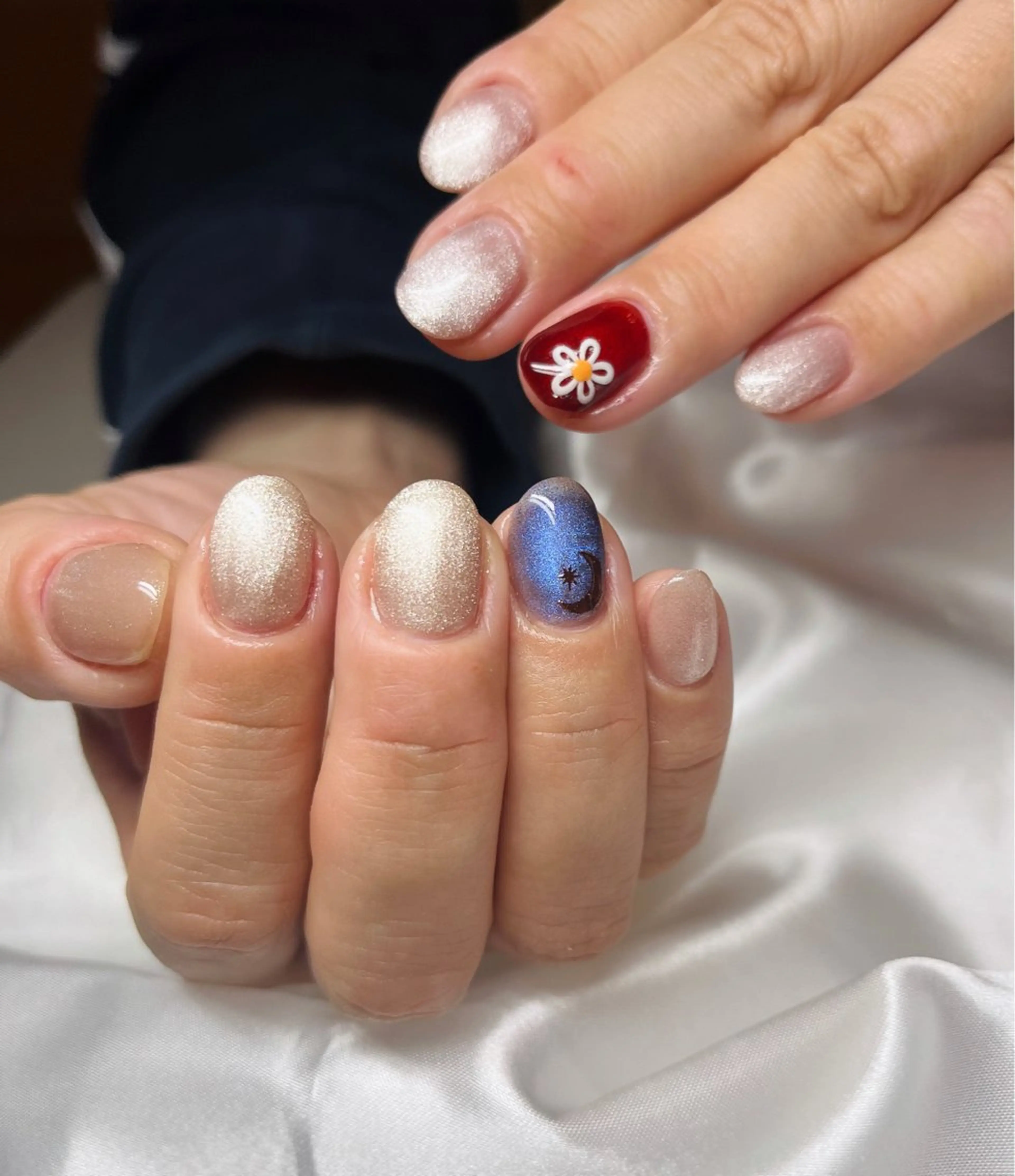 ネイル マグネットネイル ハンドネイル HazeGrass NAILのネイルデザイン