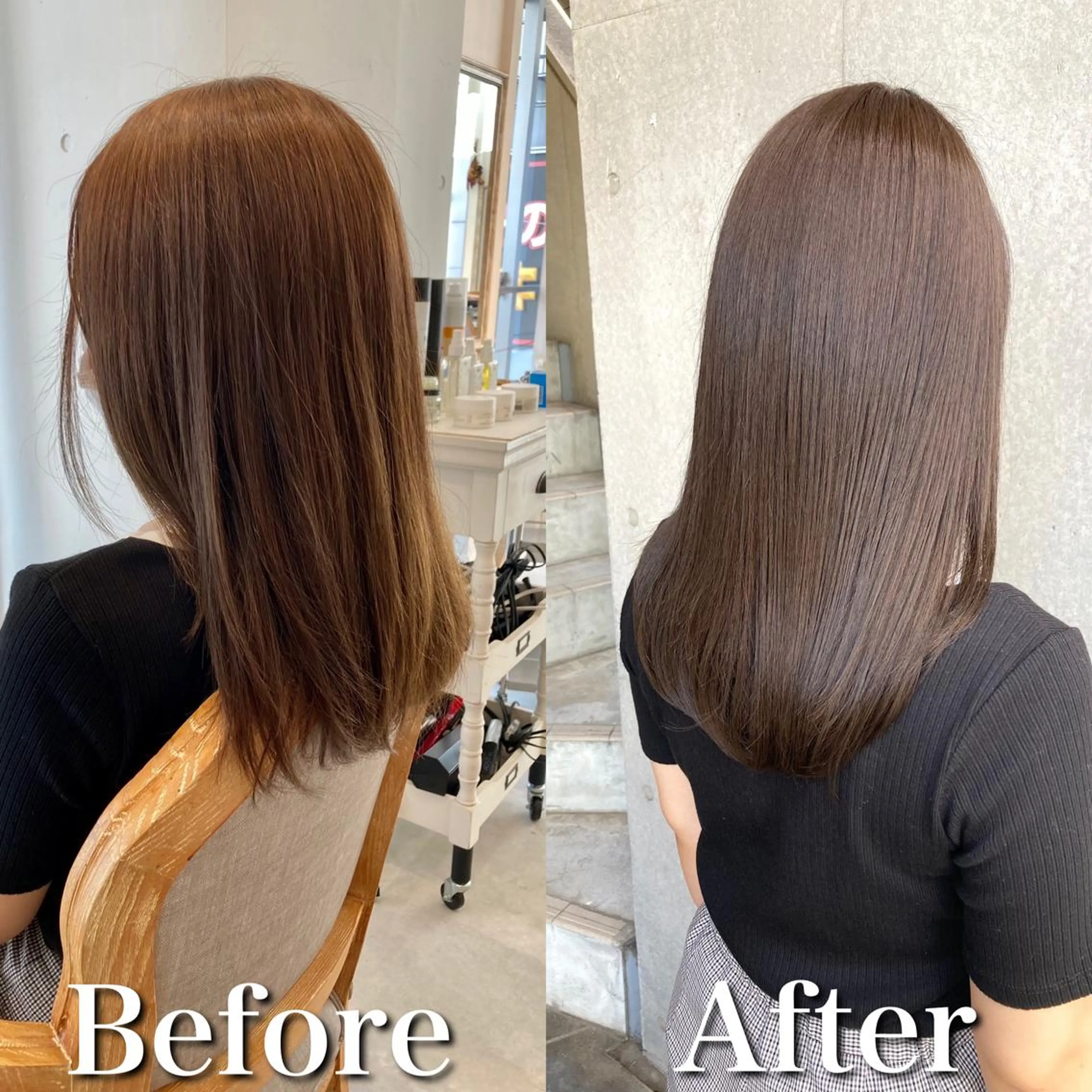 セミロング ボブ& 髪質改善FUMIYAのヘアスタイル