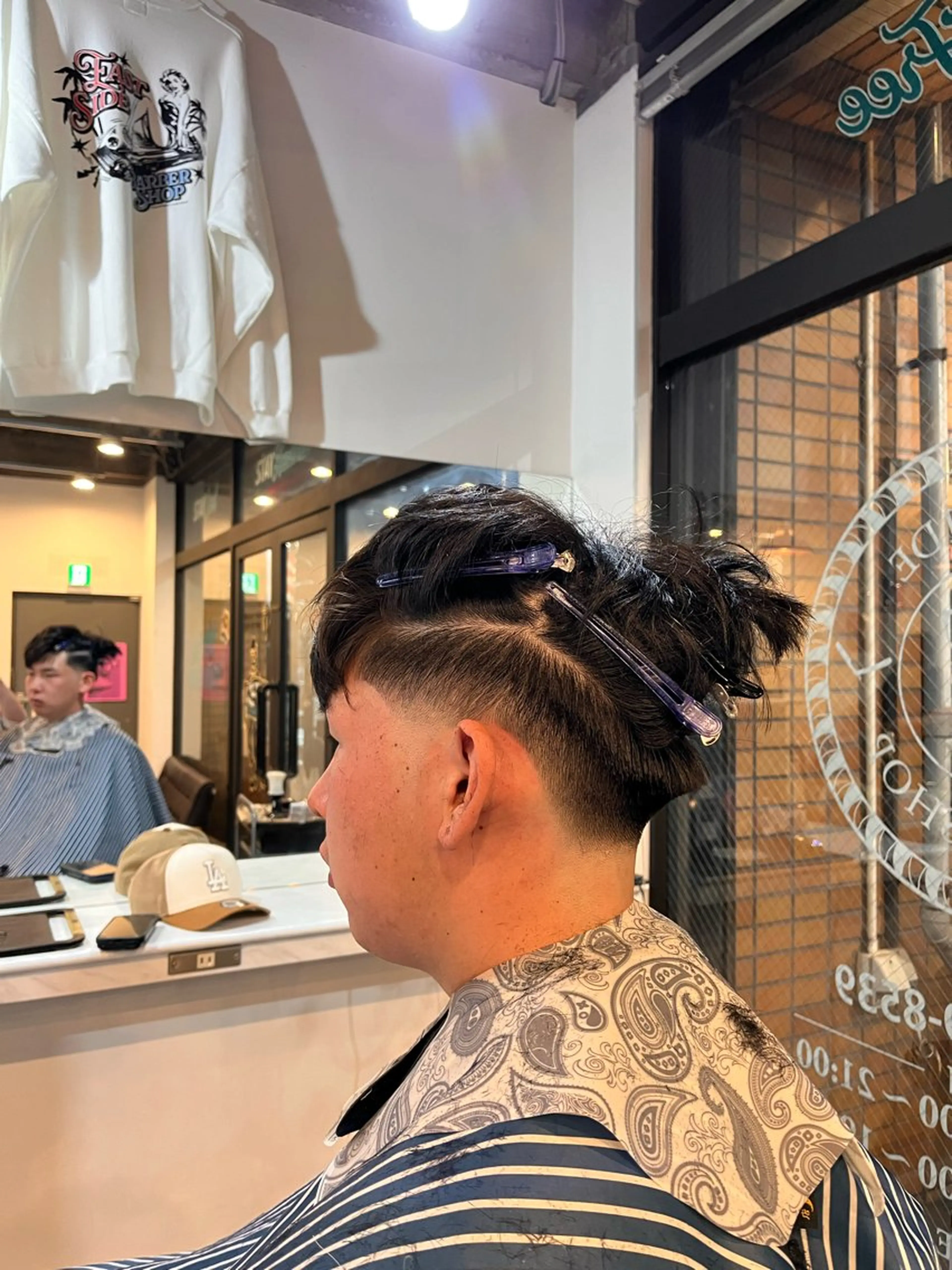 メンズ フェードカット 門岡 一沙のヘアスタイル