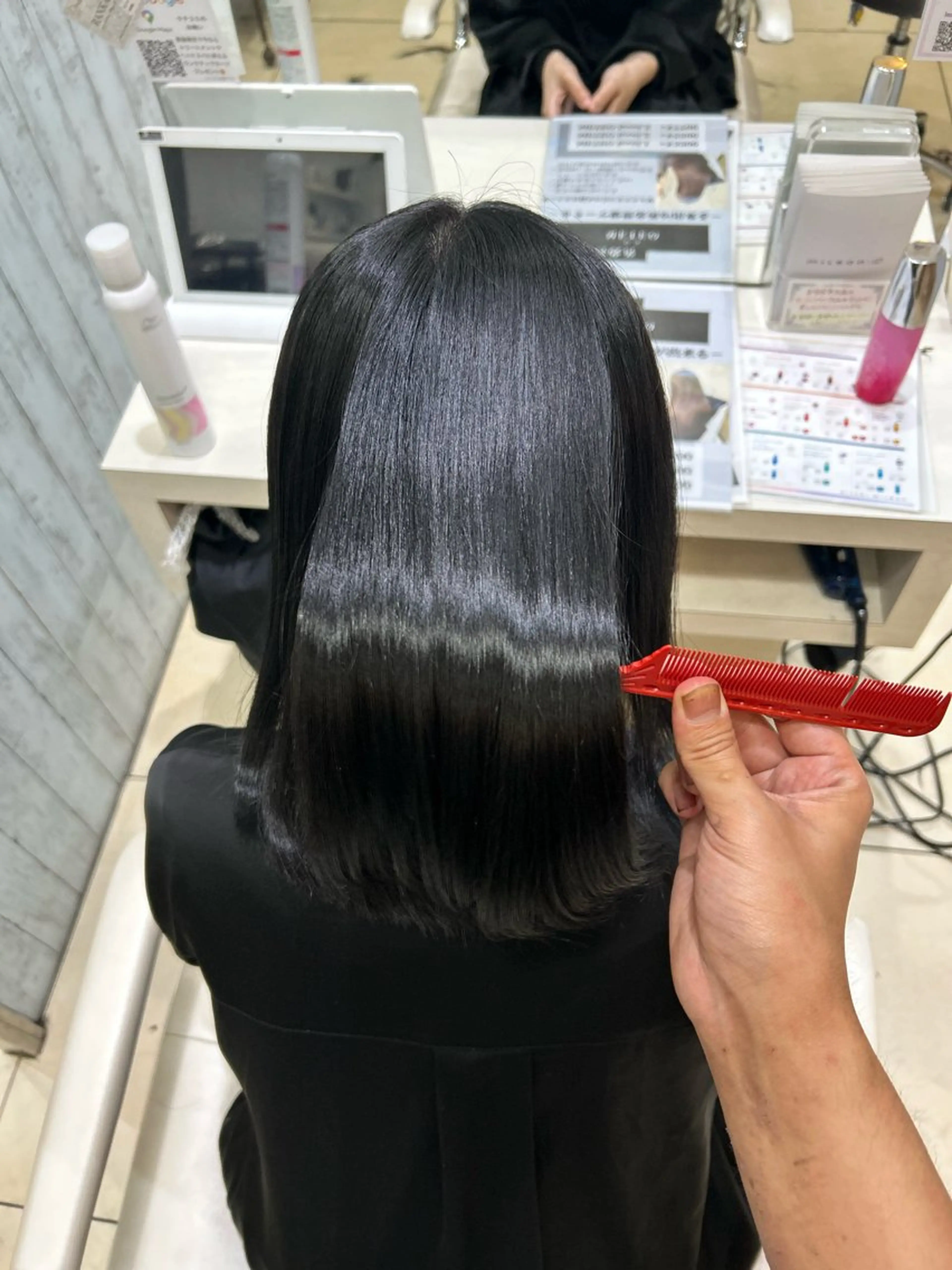 ミディアム カラー ヘアカラー トリートメント 【髪質改善カラー】 瀧田嵐士🇰🇷のヘアスタイル