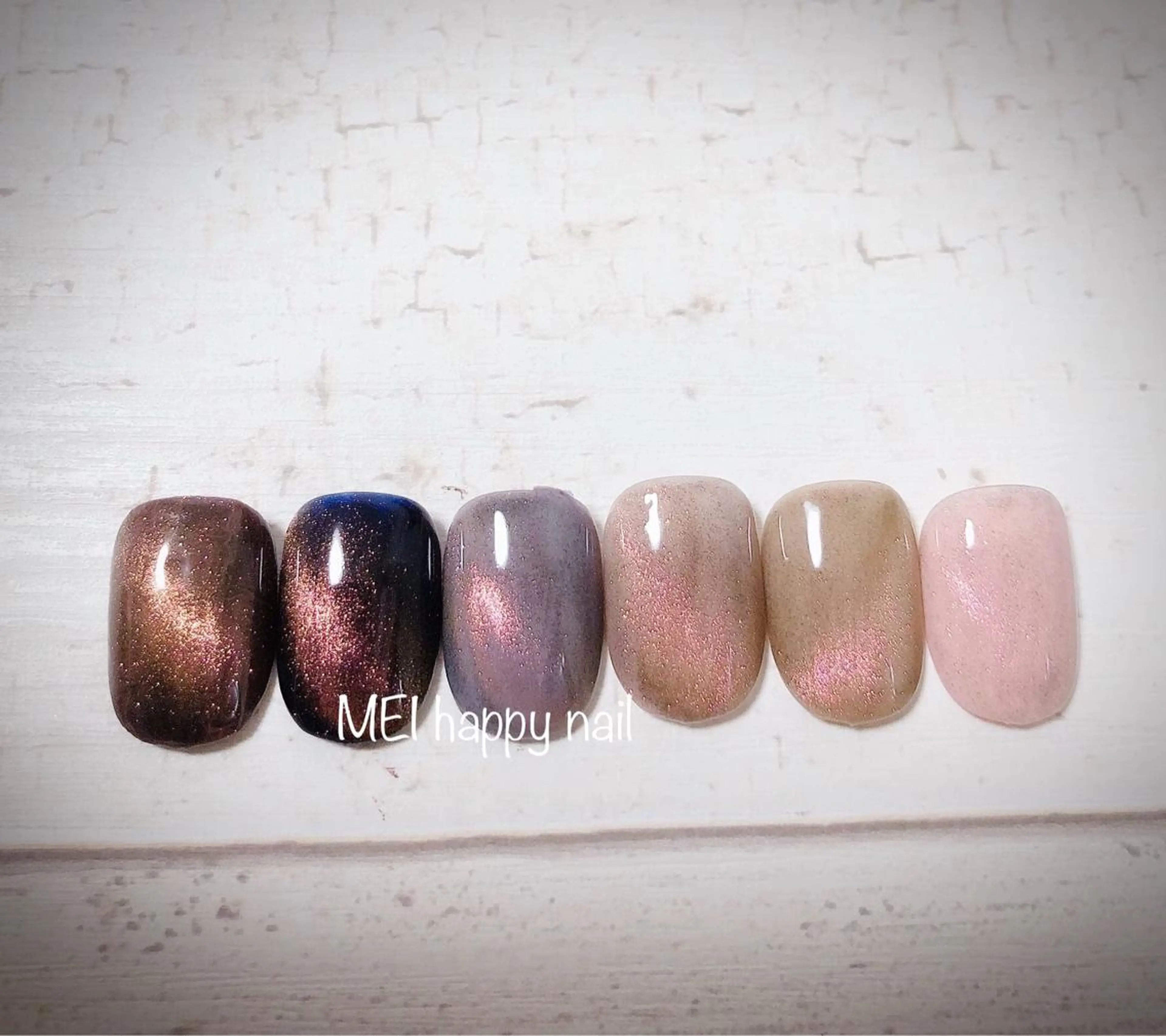 ネイル 北浦和 自爪育成ケアのネイルデザイン