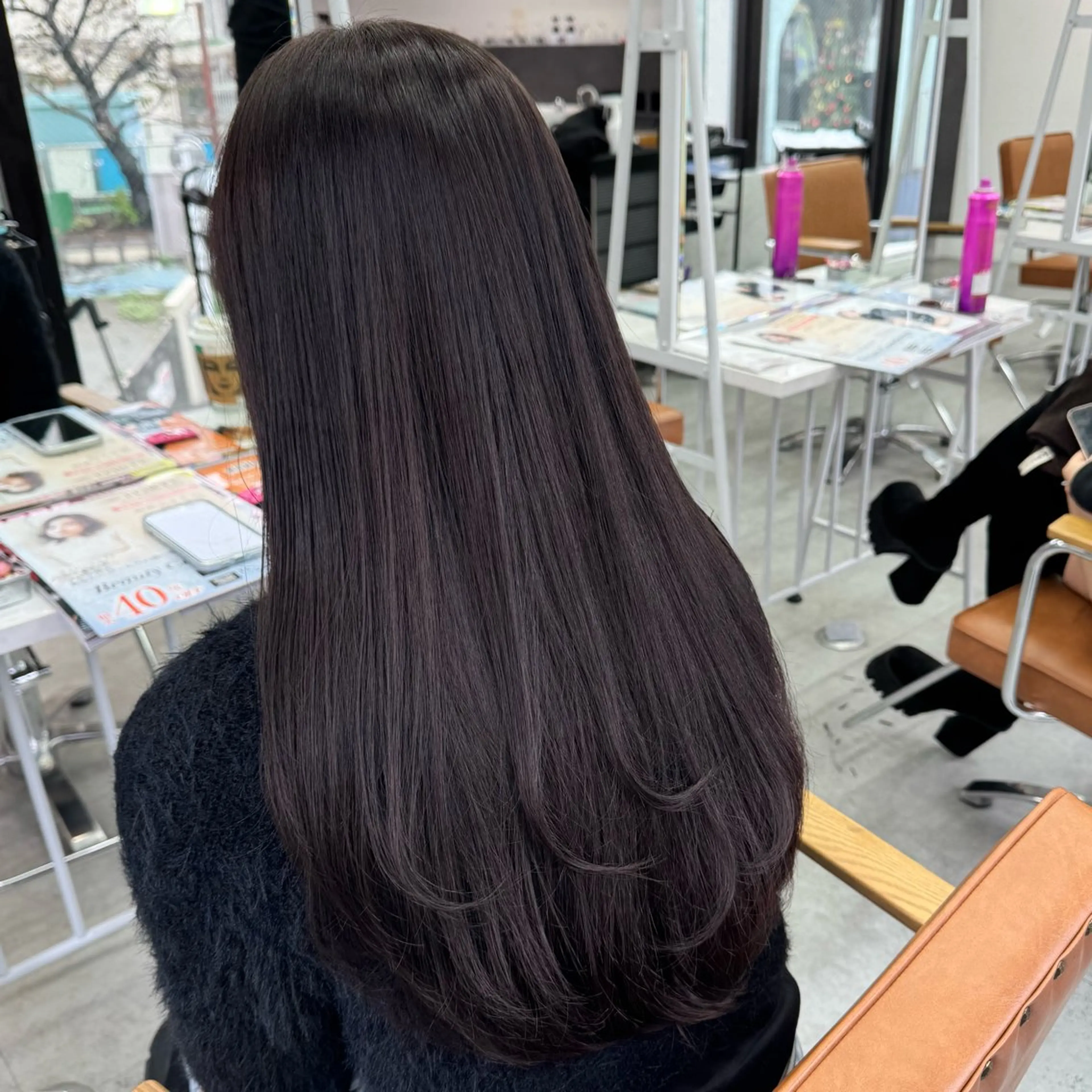 ロング カラー ヘアアレンジ ヘアカラー ブリーチなしカラー /新百合ヶ丘/安形翔のヘアスタイル