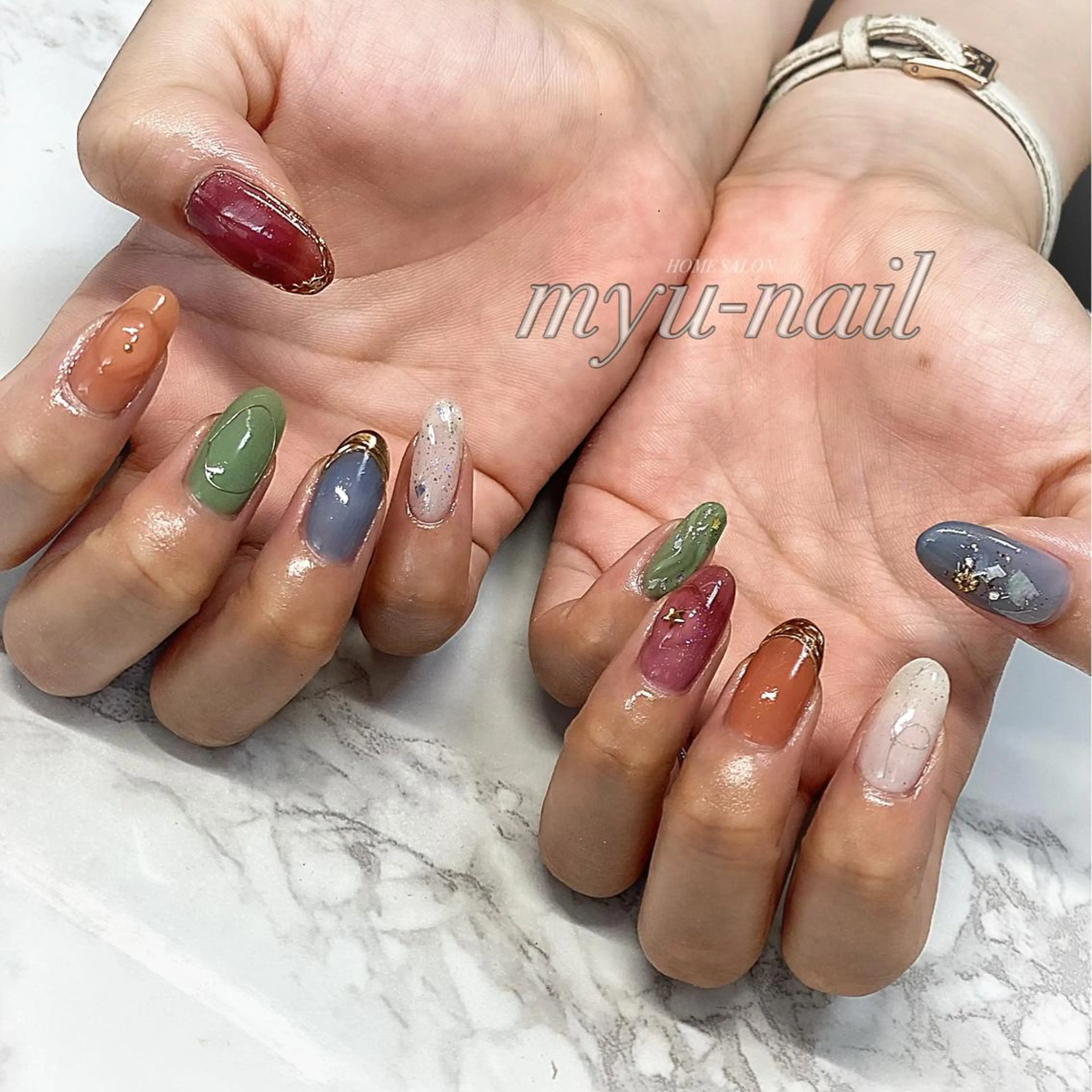 ネイル ホームサロン myu-nailのネイルデザイン