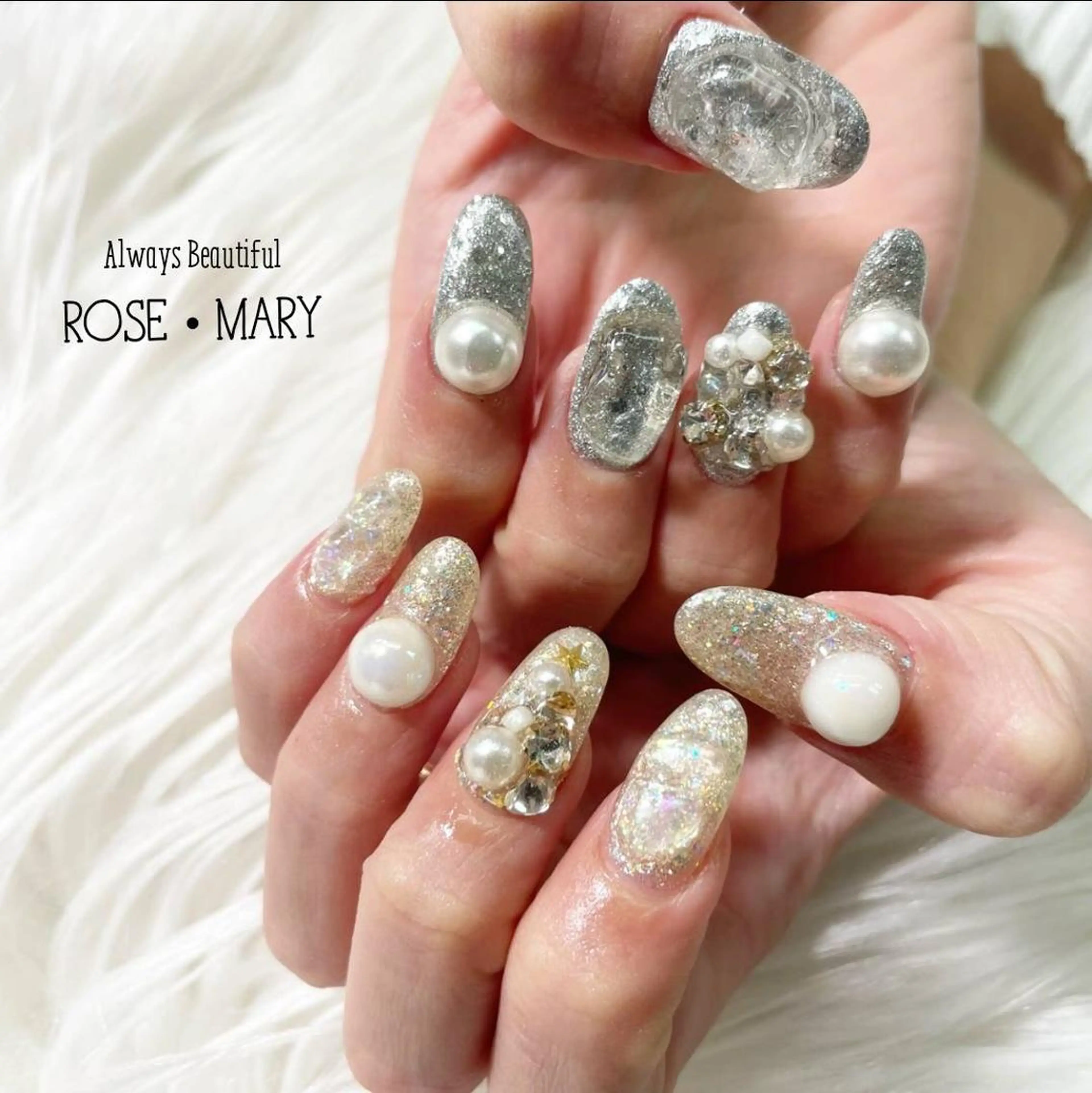 ネイル ハンドネイル ROSE・ MARY 鈴木のネイルデザイン