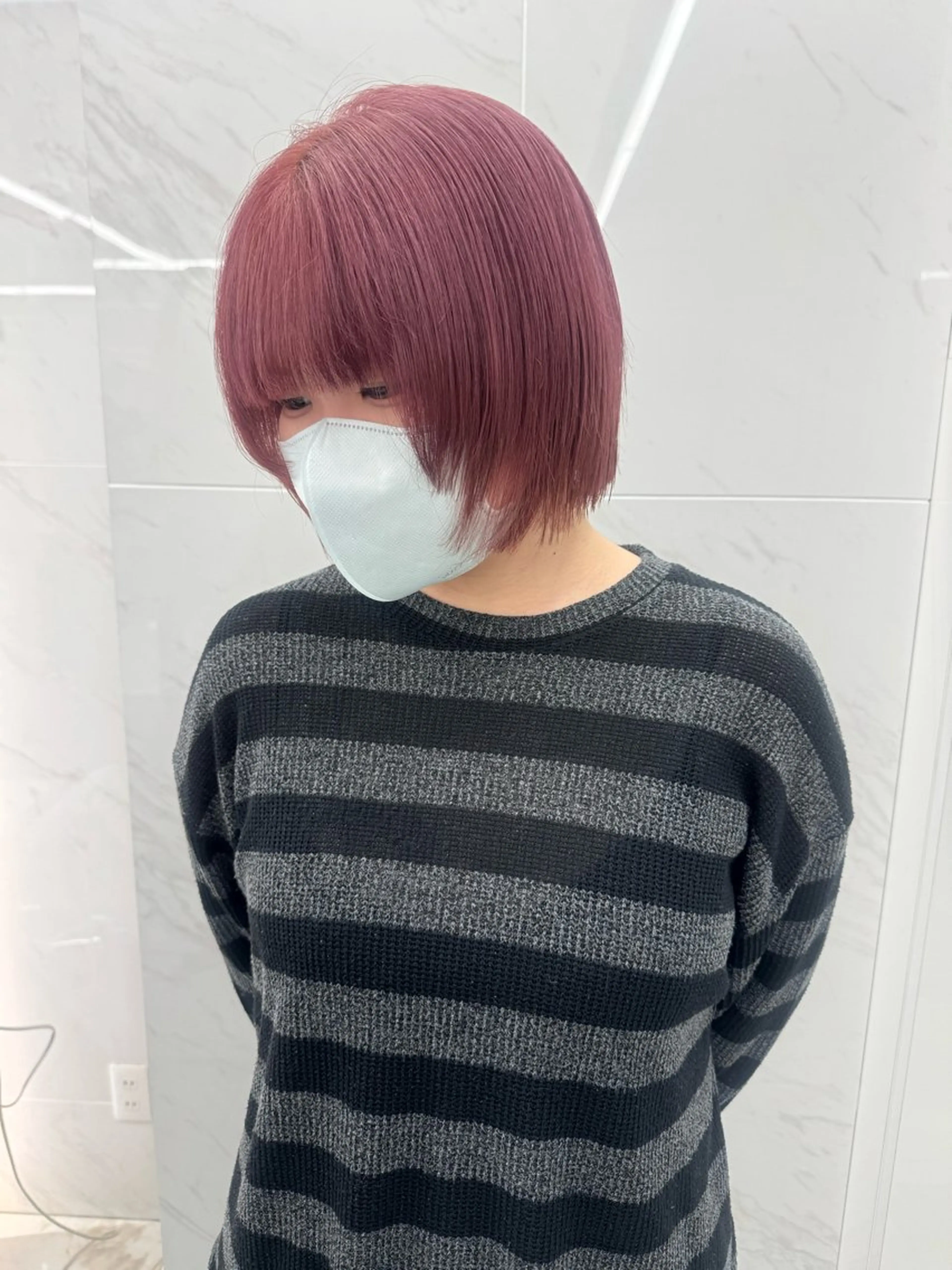 ショート カラー ヘアカラー ヘアセット 栄美容師/kiti /ボブ/ケントのヘアスタイル