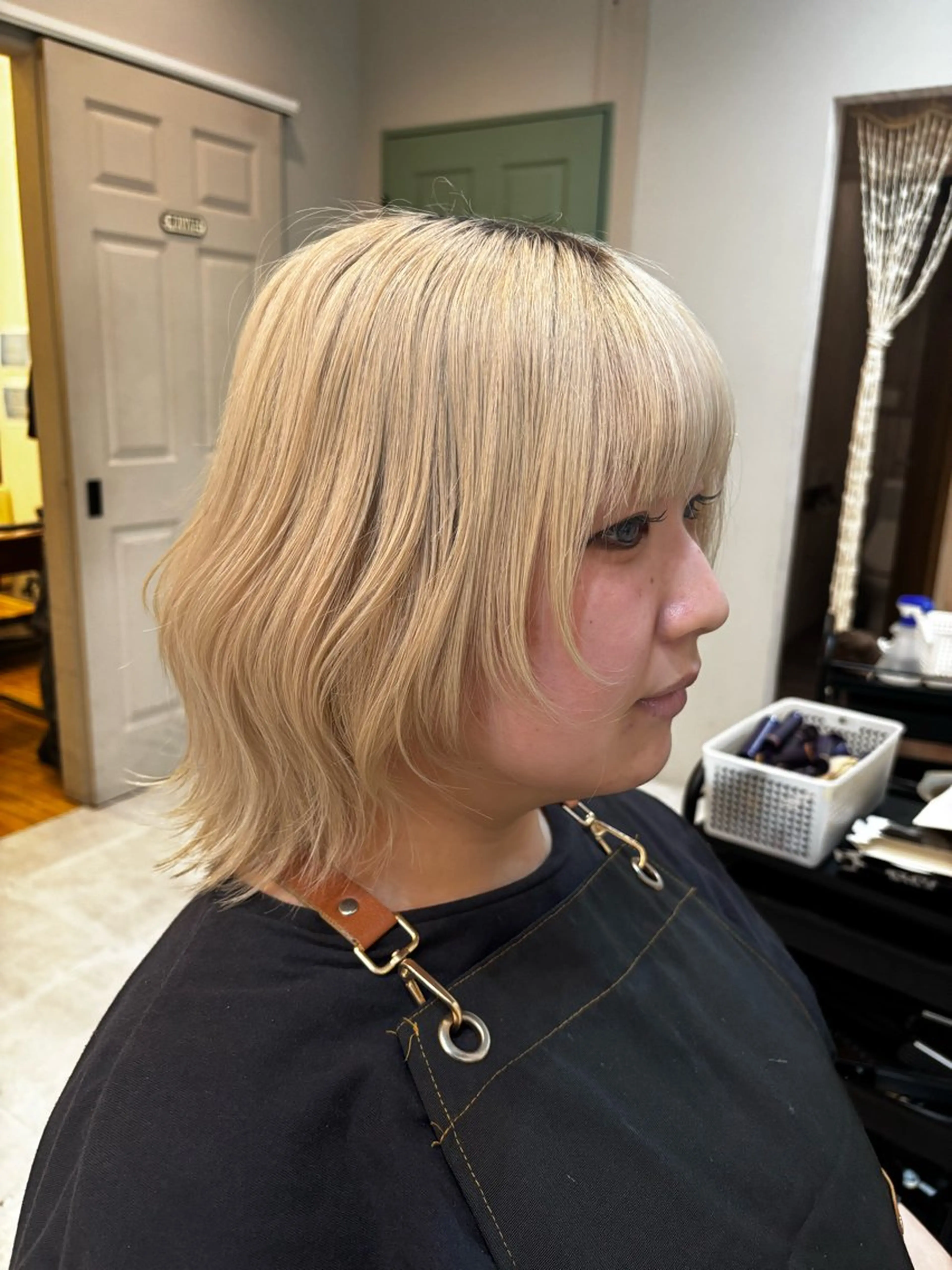 ショート ヘアアレンジ くびれヘア 顔周りカット レイヤーカット 小顔カット 外ハネヘア あすか/ 松本/モデル募集中のヘアスタイル