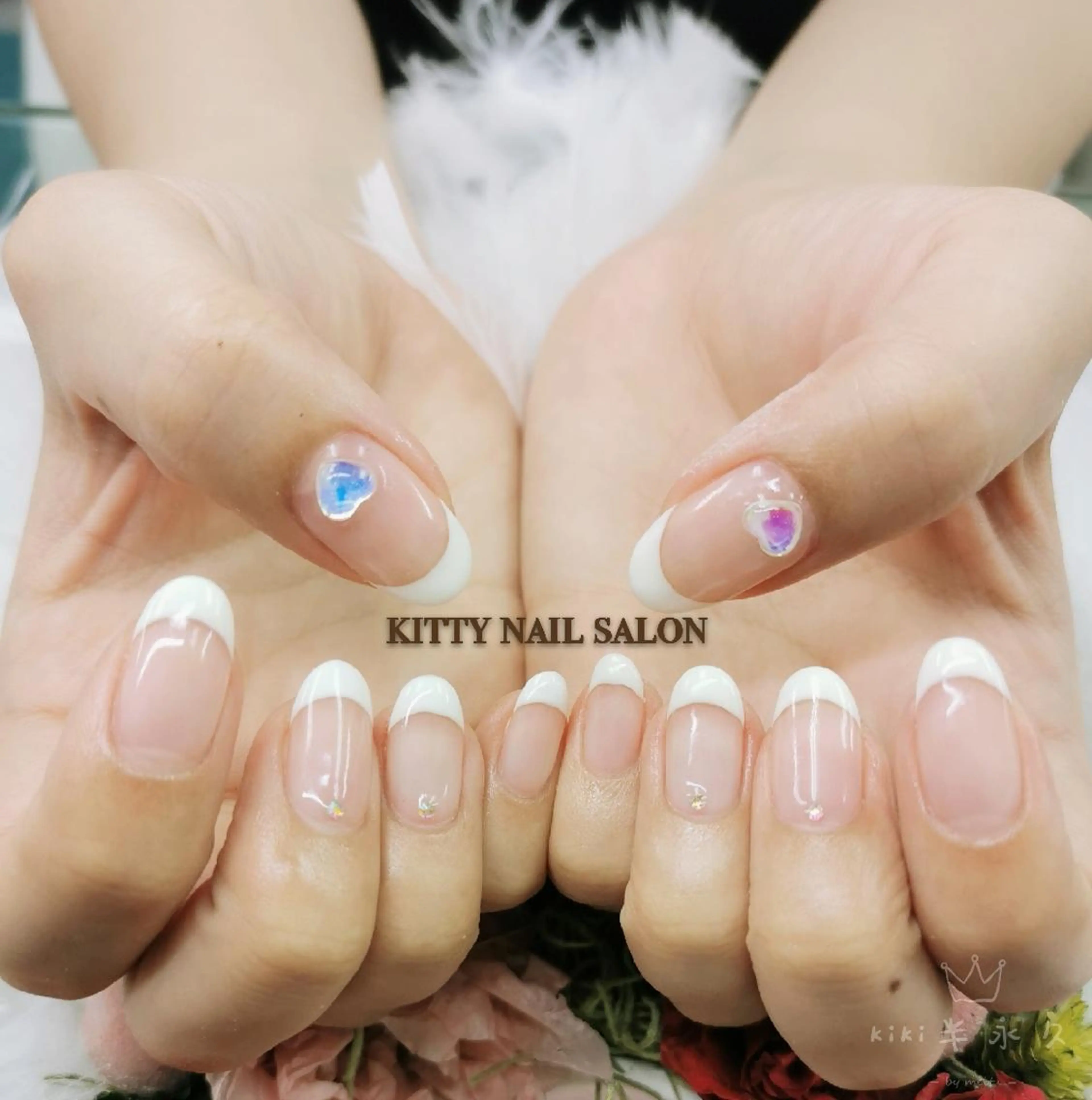 ネイル ストーンネイル kitty nail salonのネイルデザイン