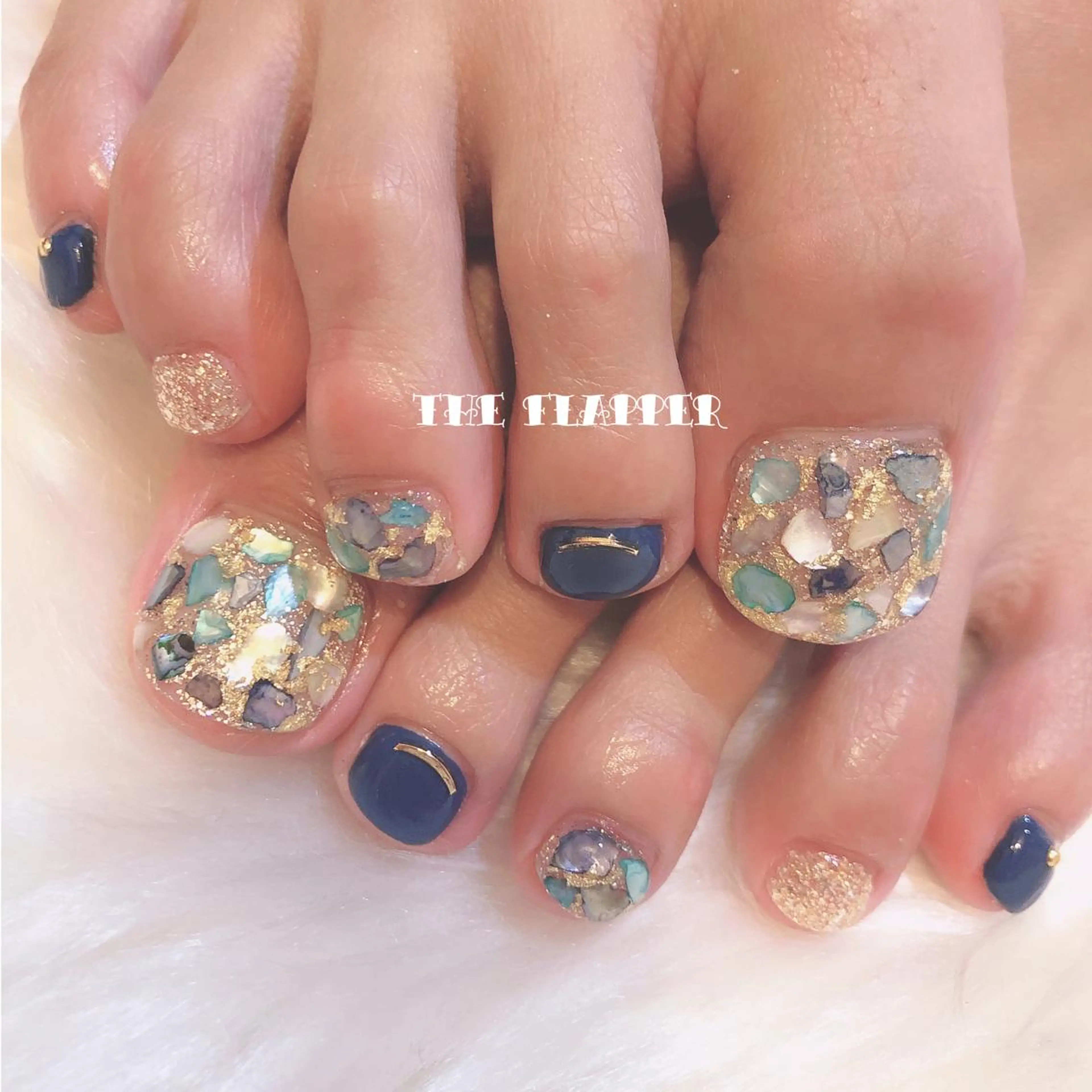ネイル 持ち込み THE FLAPPERのネイルデザイン