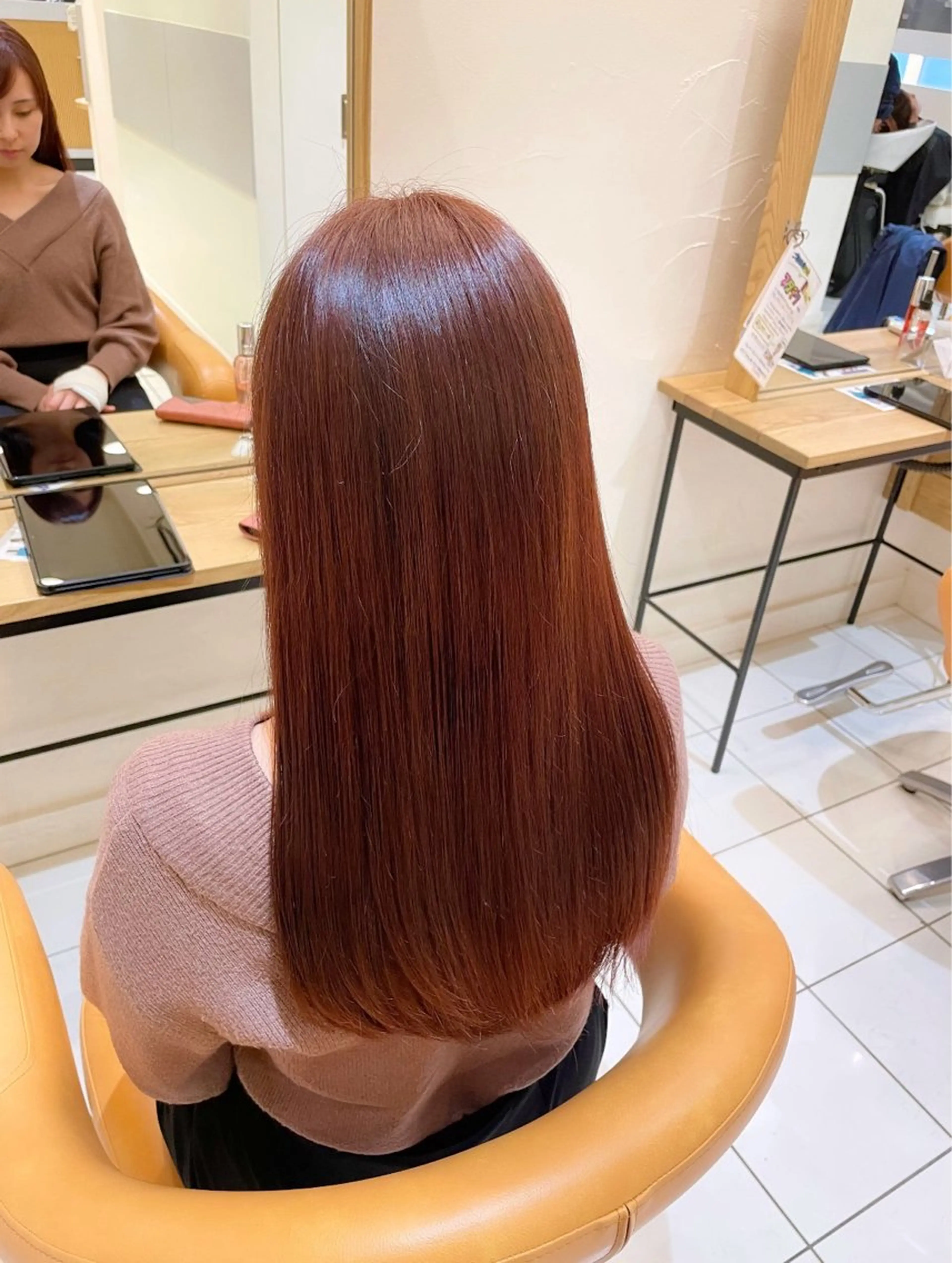 ロング ピンクブラウン 🌷【暖色艶カラー】 shiori🌷のヘアスタイル